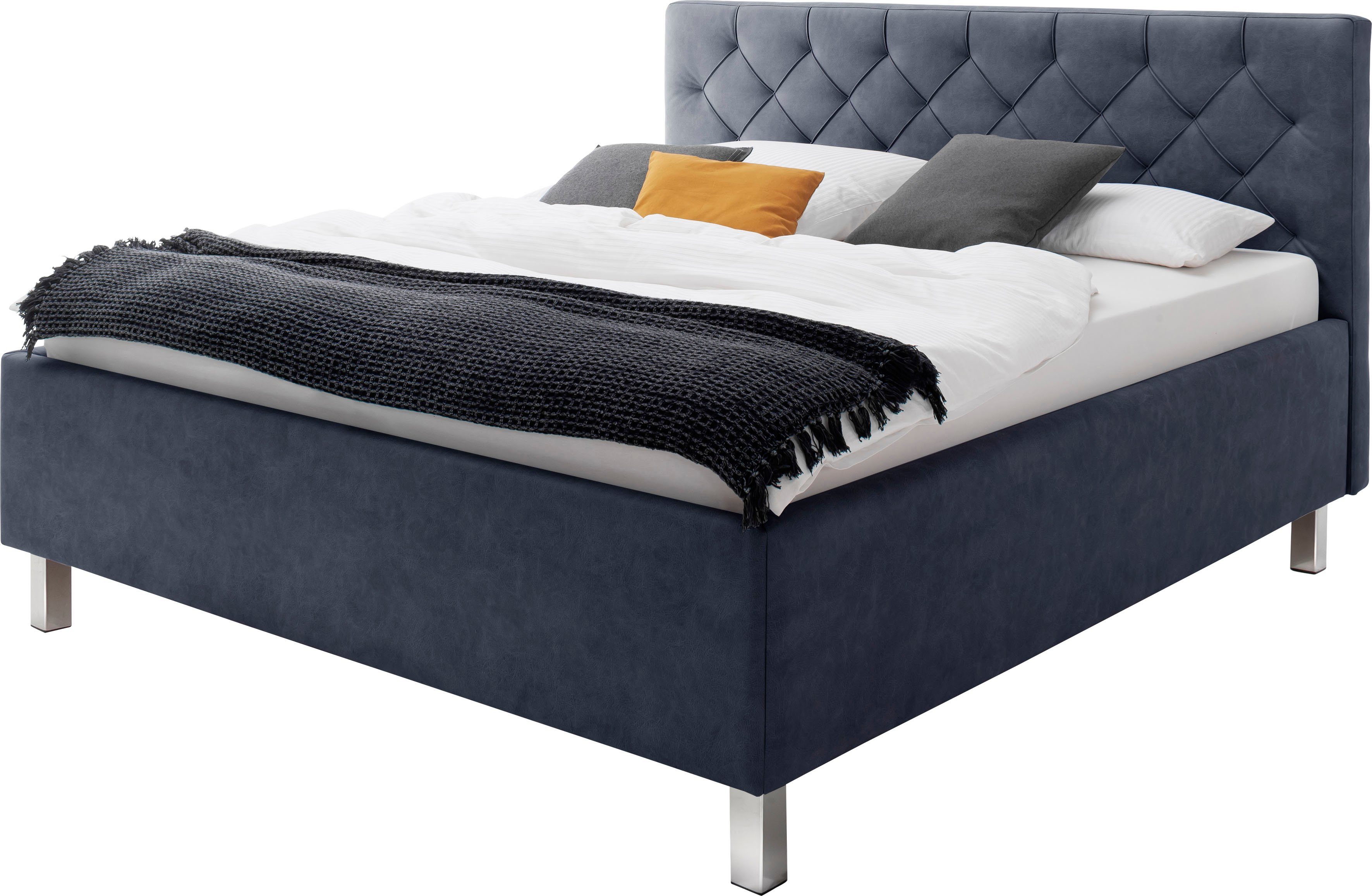 meise.möbel Gestoffeerd bed Sanremo met bedkist