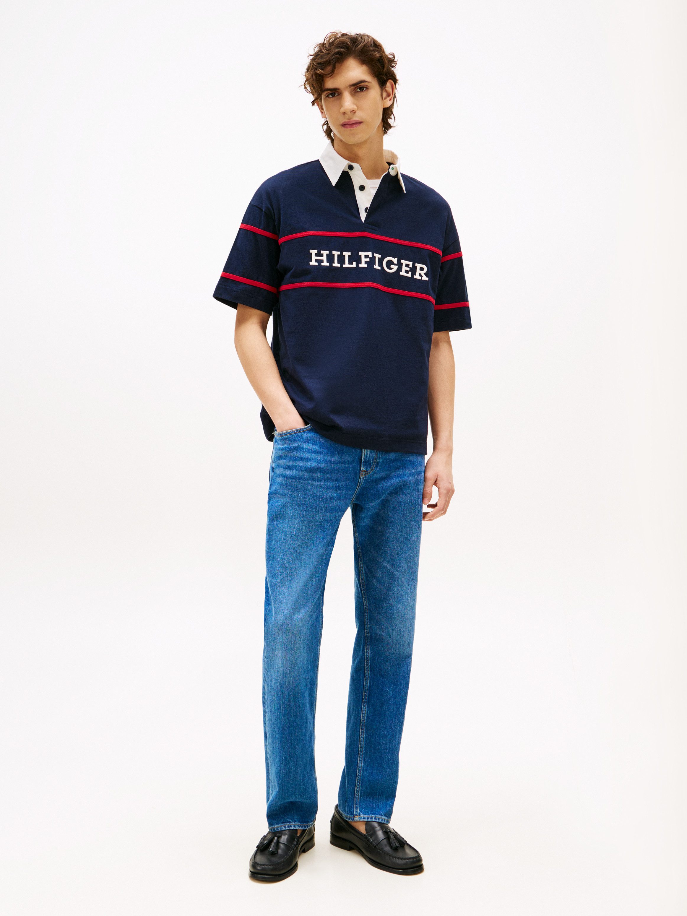 Tommy Hilfiger Rugbyshirt AMERICANA COLOURBLOCK SS RUGBY