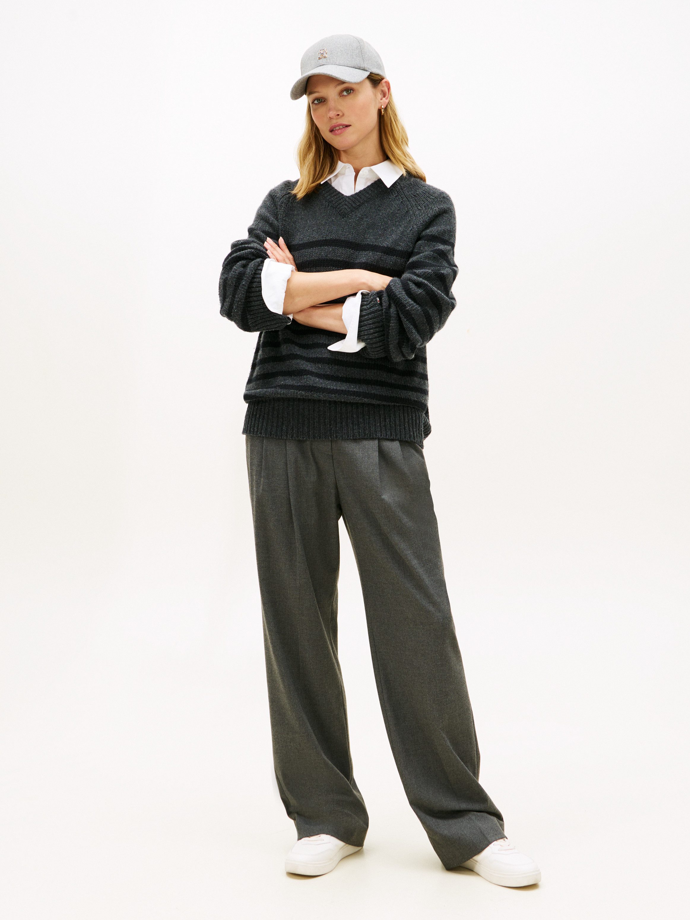Tommy Hilfiger Pantalon FLANNEL RELAXED STRAIGHT PANT