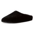 tamaris pantoffels pantoffels van heerlijk zacht imitatiebont zwart