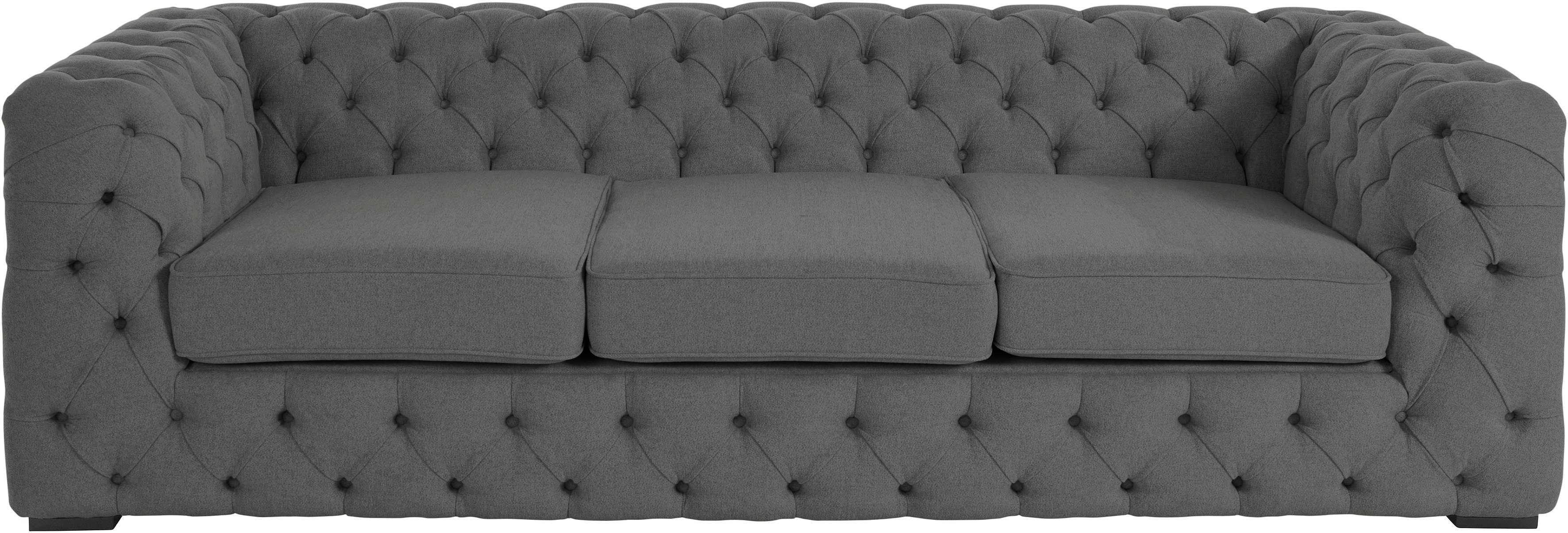 Guido Maria Kretschmer Home&Living 3-zitsbank Kalina met klassieke chesterfield-capitonnage