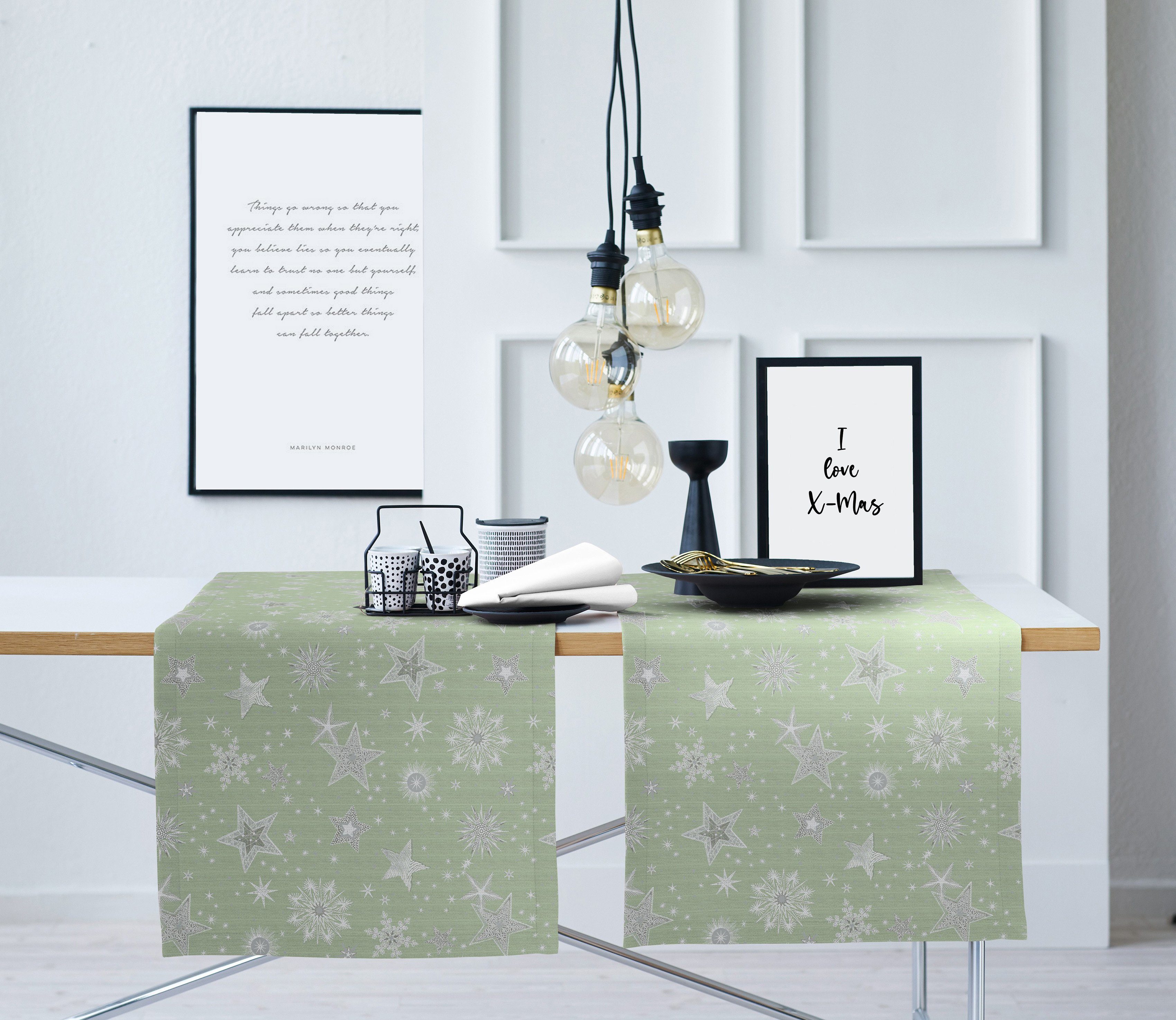 APELT Tafelloper 9602 CHRISTMAS ELEGANCE, kerstversiering, kerst (1 stuk)