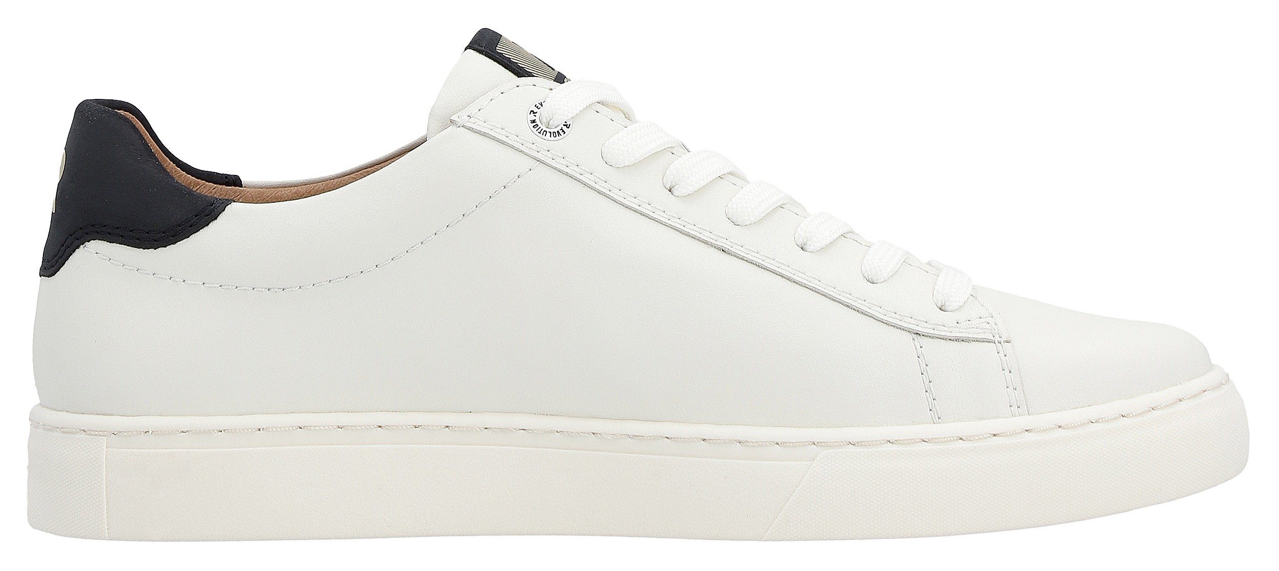 RIEKER Sport Sneakers met leren binnenvoering, vrijetijdsschoen, lage schoen, veterschoen