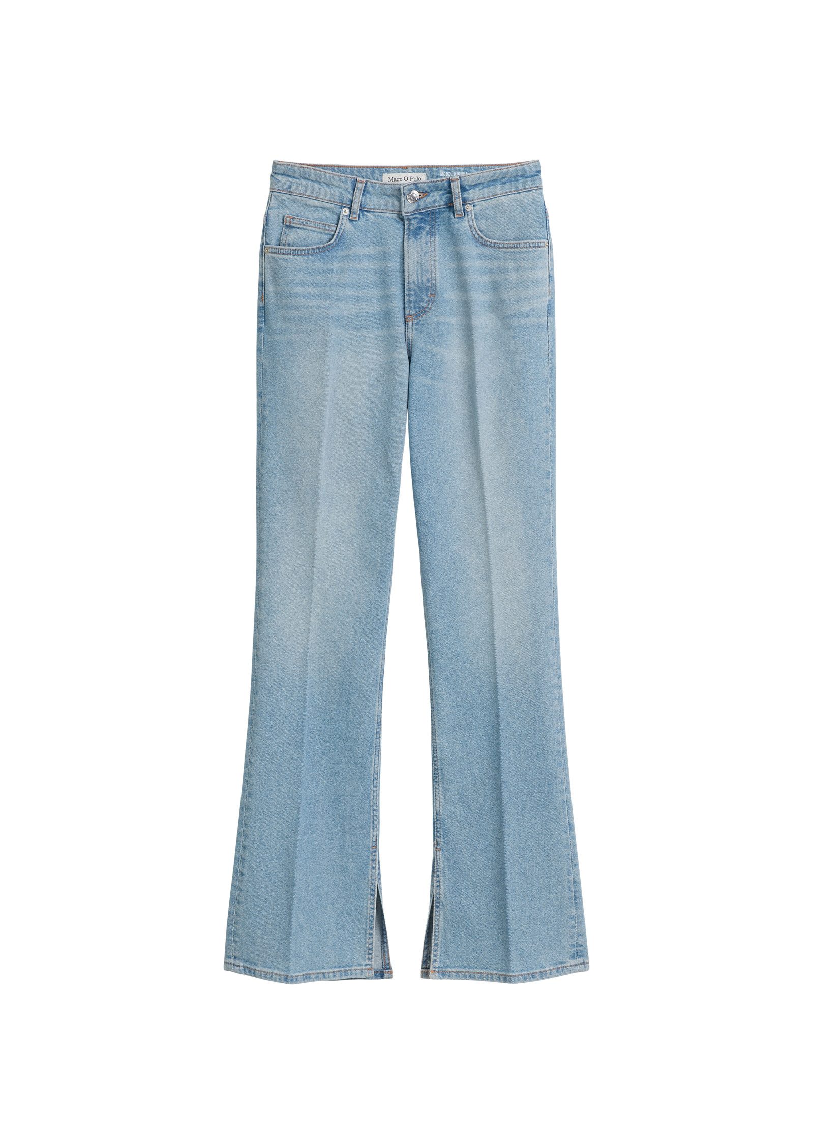 Marc O'Polo Bootcut jeans KIRUNA Splitten aan de binnenkant van het been, hoge taille