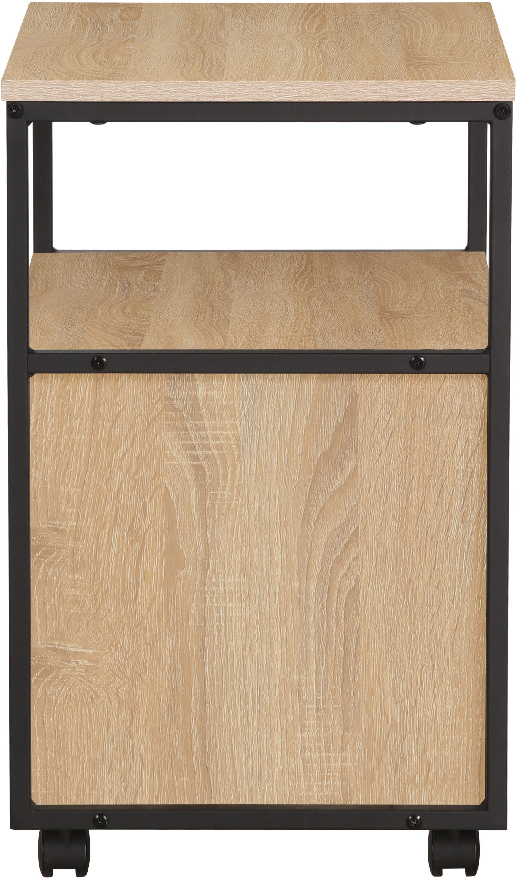 INOSIGN Kastje op wieltjes Korpo Metalen frame, push-to-open, vergrendelbare wielen, breedte 40 cm