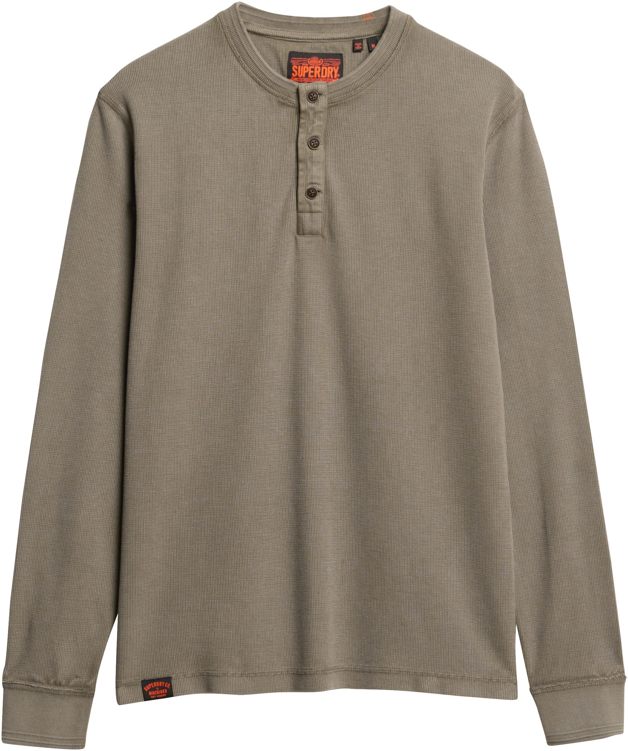 Superdry T-shirt Vintage Textured Grandad Top