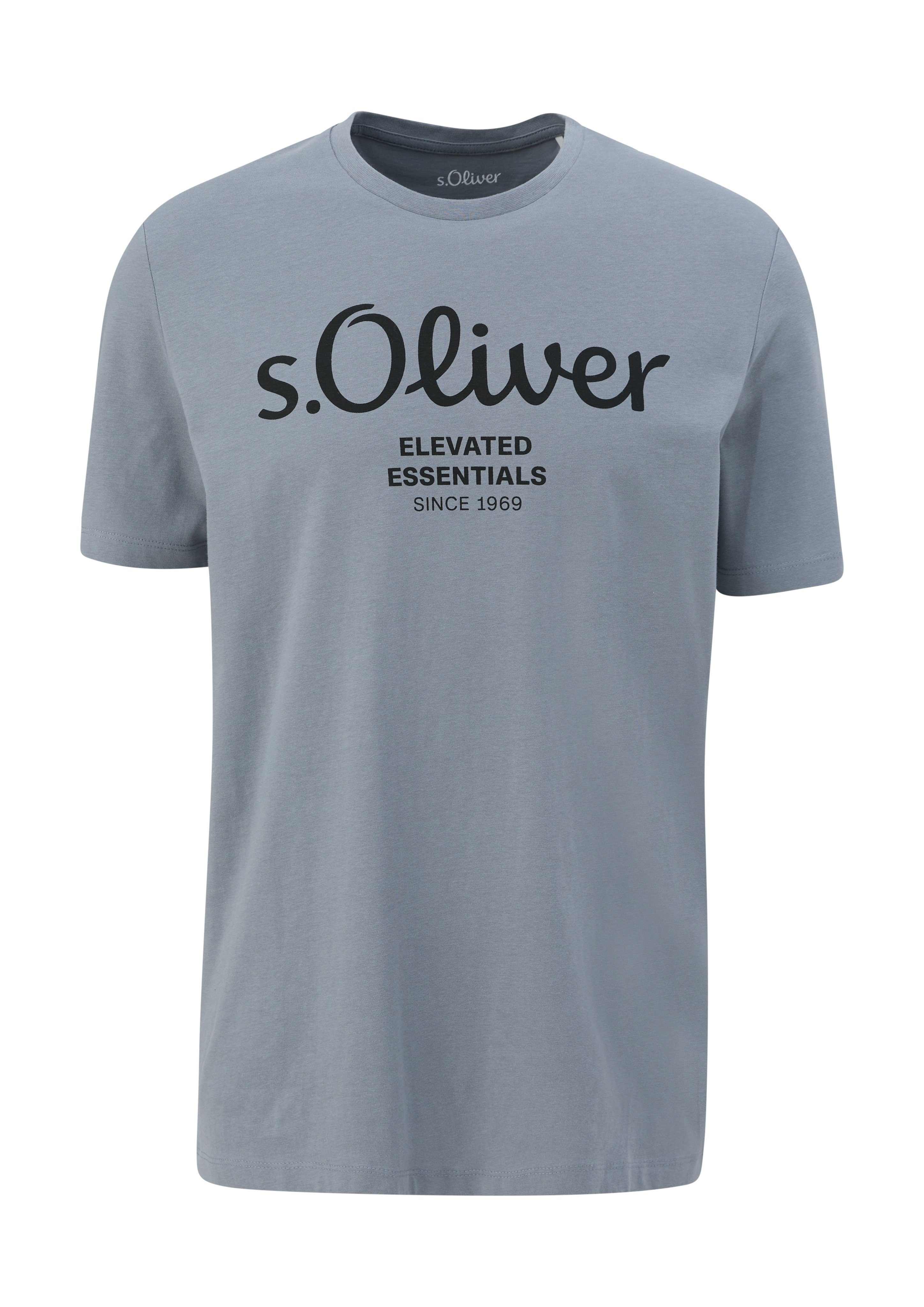 s.Oliver T-shirt van ademende katoen