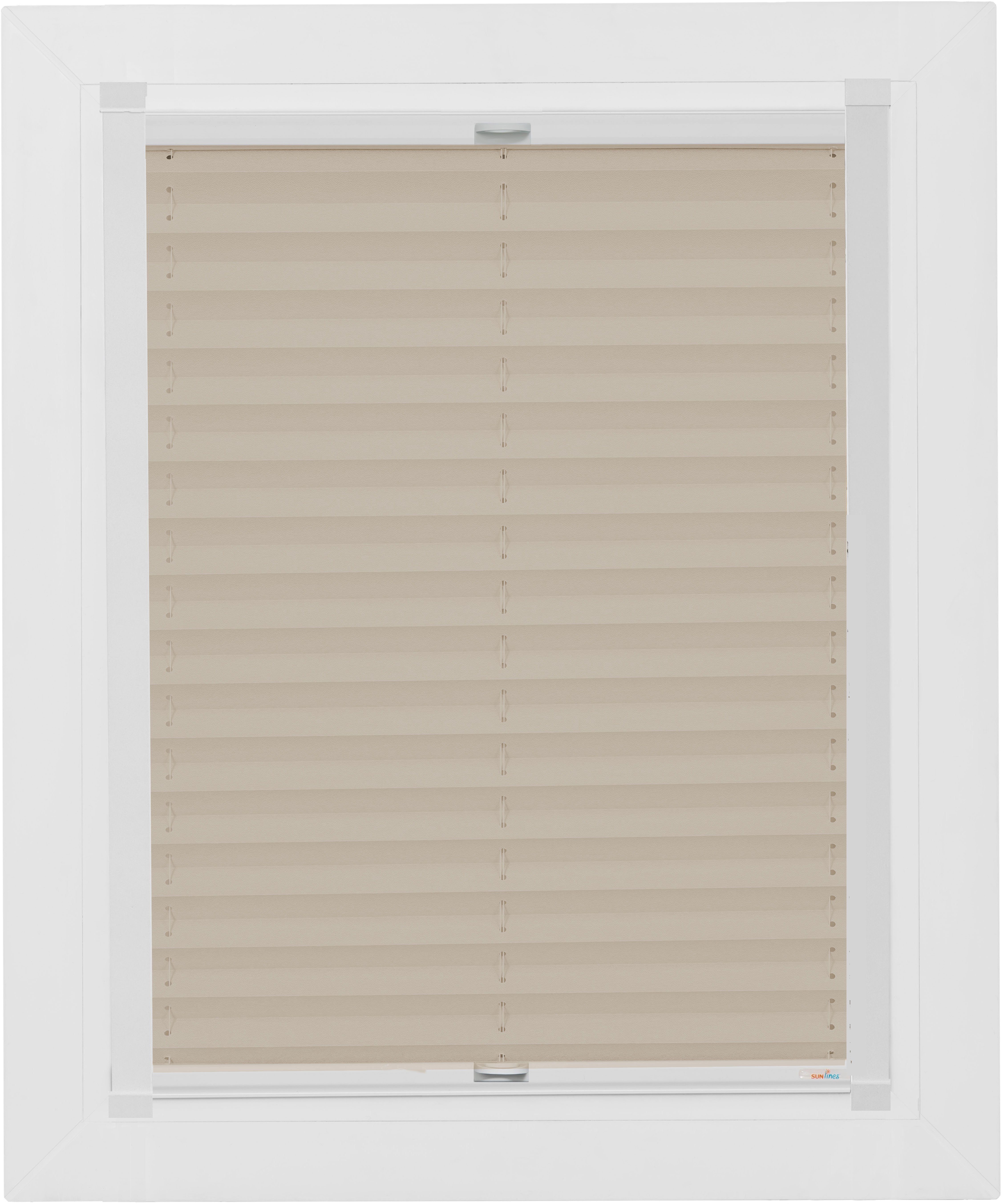 sunlines Plissé-vouwgordijn voor dakramen Young Style Energy Saving met energiebesparend effect, met geleiders (1 stuk) plisségordijnen maat 38 cm x