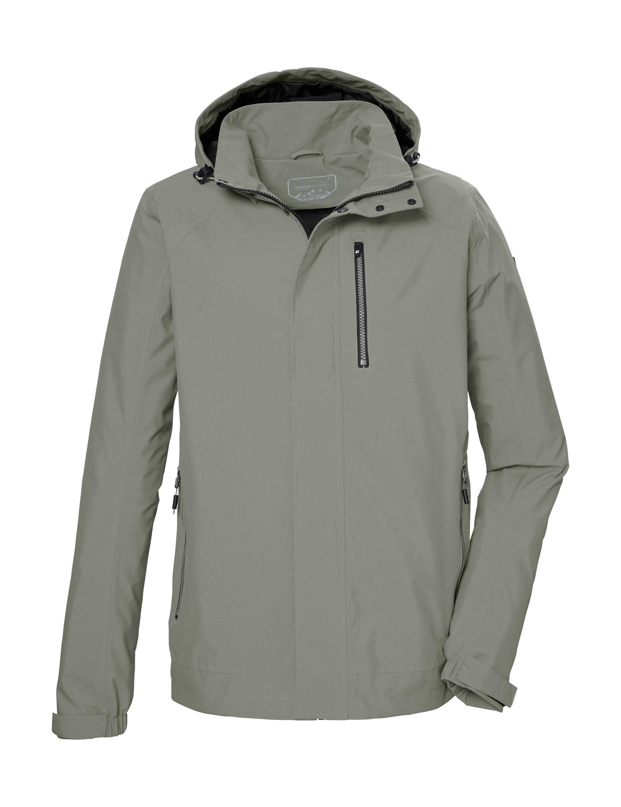 Killtec Outdoorjack KOS 52 MN JCKT Water-/winddicht, afneembare capuchon, ademend, duurzame productie