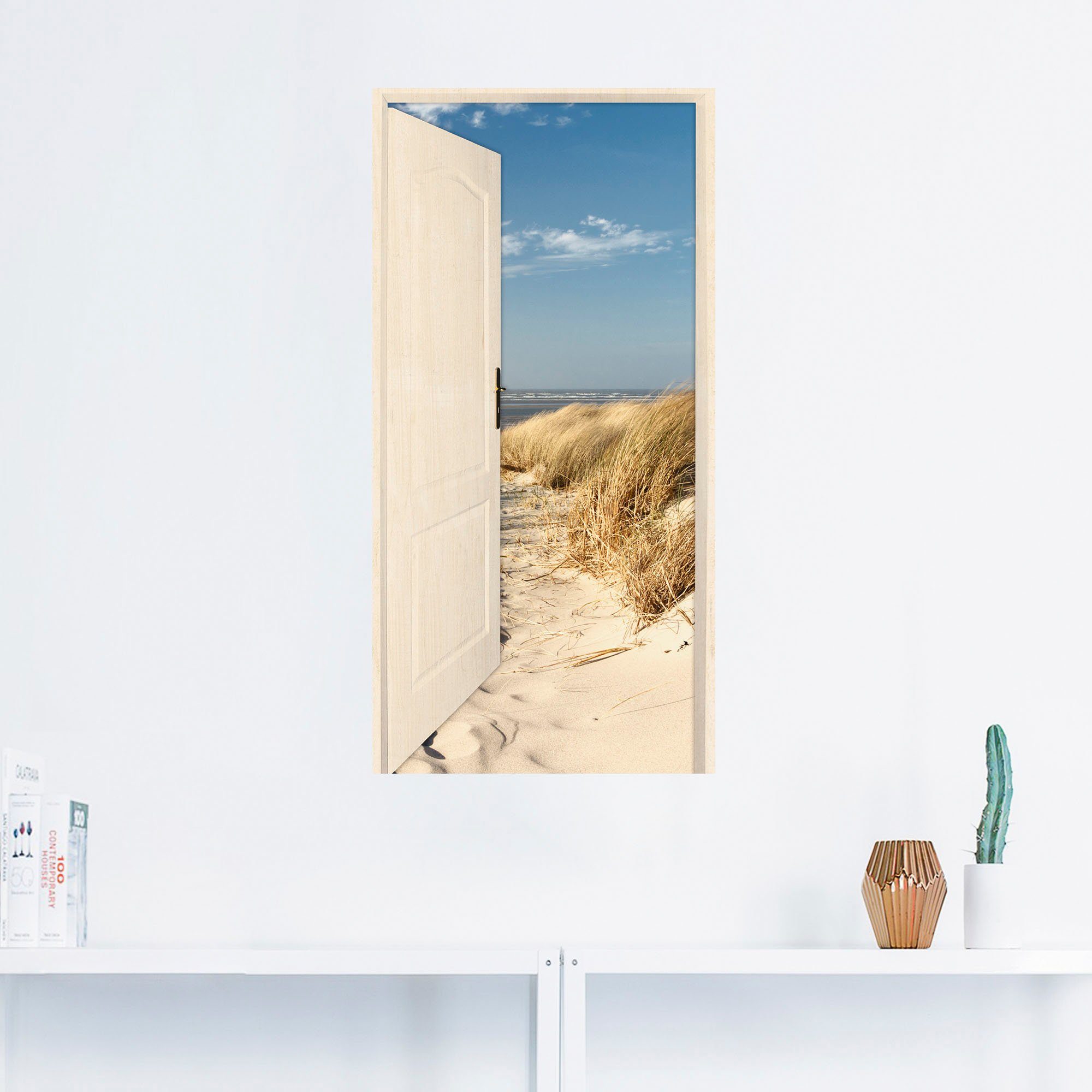 Artland Artprint Noordzeestrand op Langeoog als poster, muursticker in verschillende maten