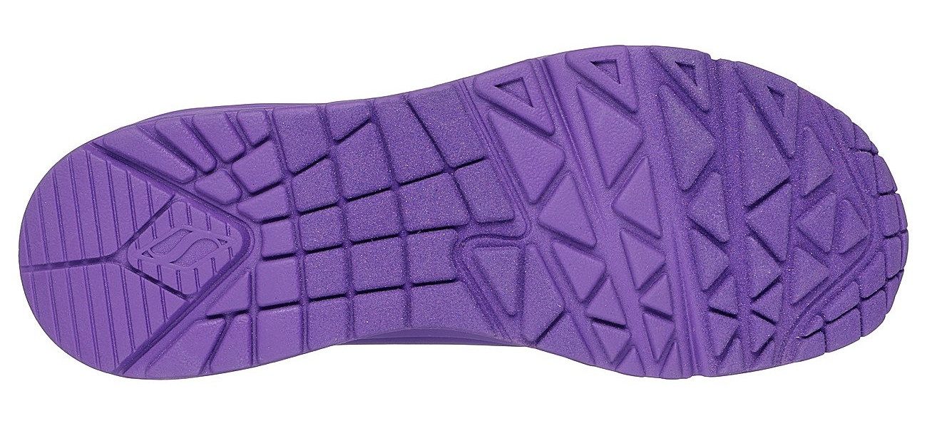 Skechers Sneakers met sleehak UNO STAND ON AIR Vrijetijdsschoen, lage schoen, veterschoen met zacht gevoerde binnenzool