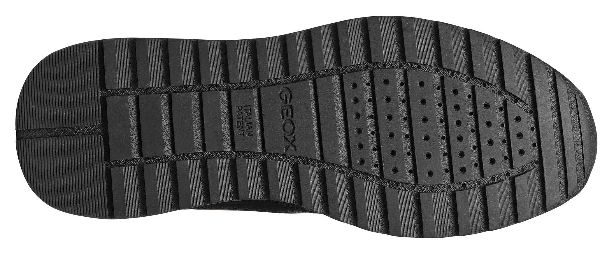 Geox Sneakers U MOLVENO A Vrijetijdsschoen, lage schoen, veterschoen met plateauzool