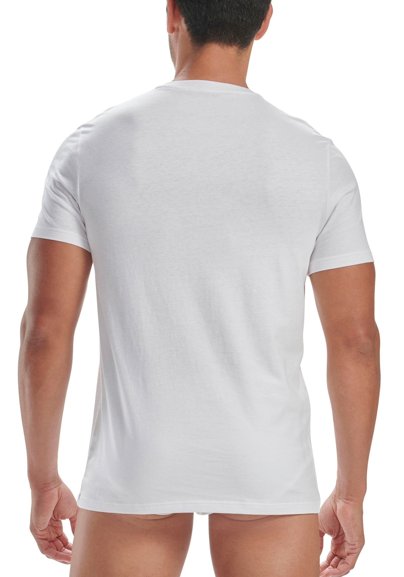 adidas Sportswear T-shirt Active Flex Cotton met v-hals en losse pasvorm (Set van 3)