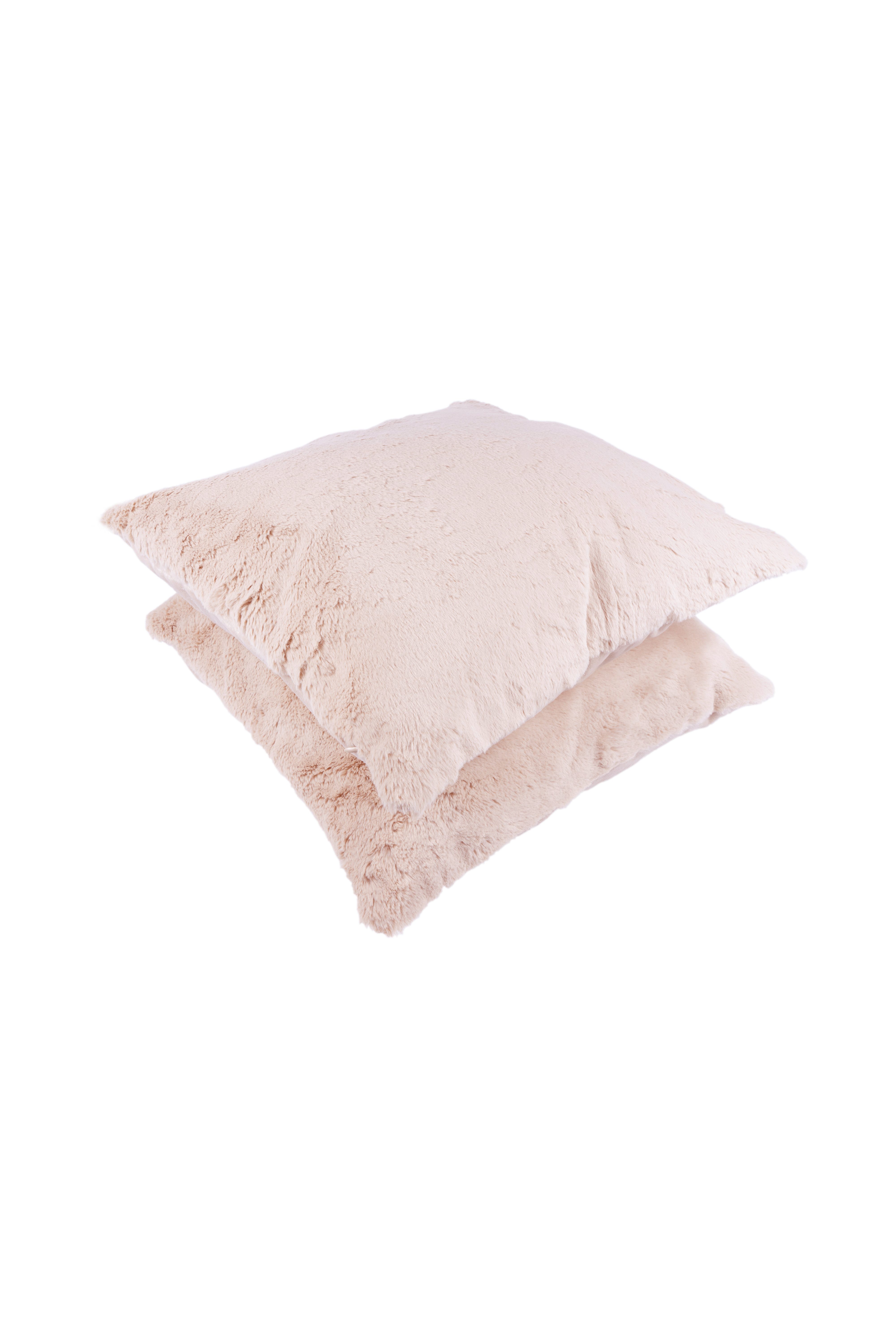 Kenda Sand Vachtkussen Decoratiekussens Aimee 625 2-pack Kussen inclusief vulling met pluizige stofhoes (1 stuk)