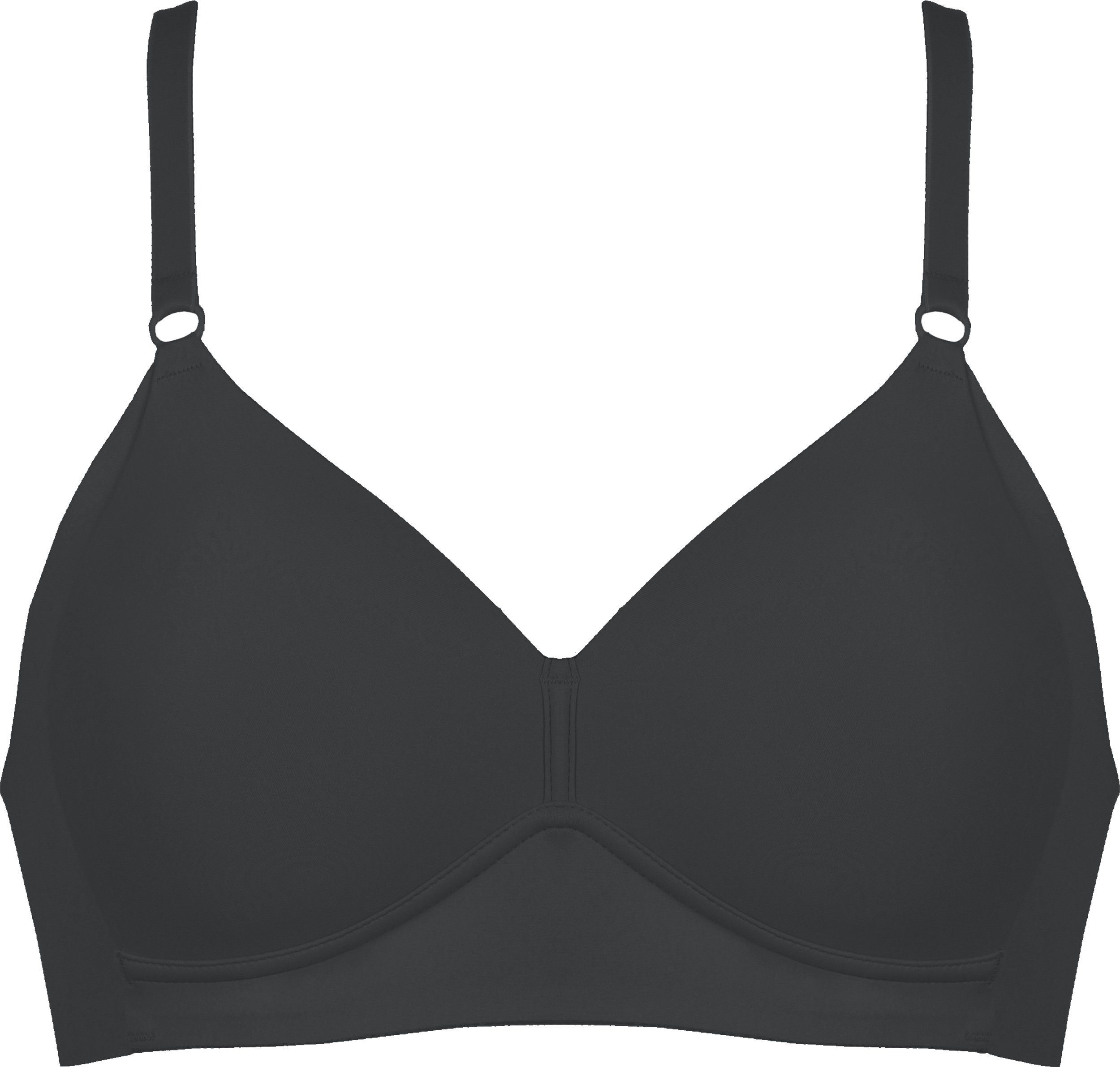 Naturana Soft-bh Side smoother Vlakke naadloze afwerkingen, brede onderband, zonder beugels
