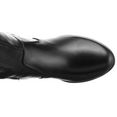 tamaris laarzen in glanzende look zwart