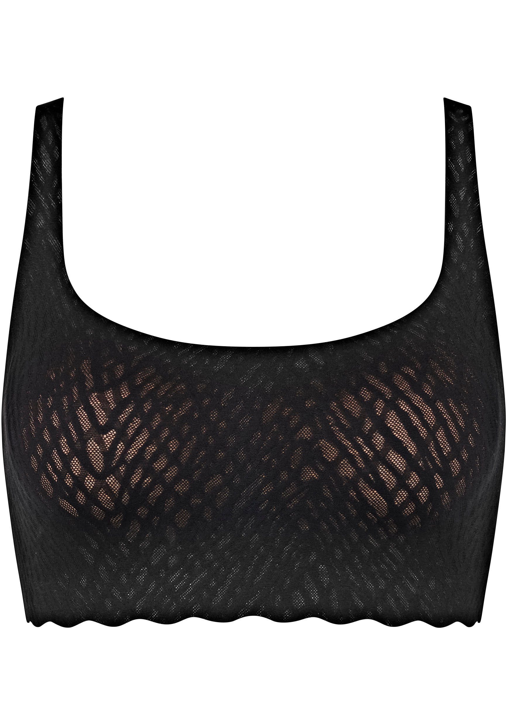 Sloggi Bustier ZERO Feel Bliss Top naadloos met kantlook (set, 1-delig)