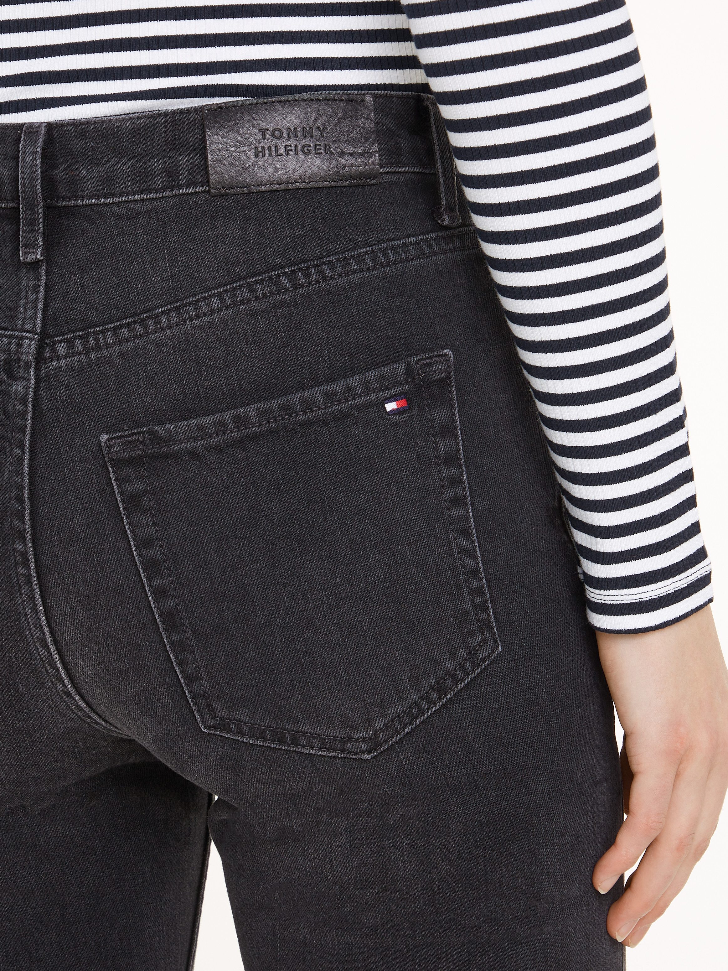 Tommy Hilfiger Slim fit jeans SLIM CIGARETTE HW A DARK BLUE