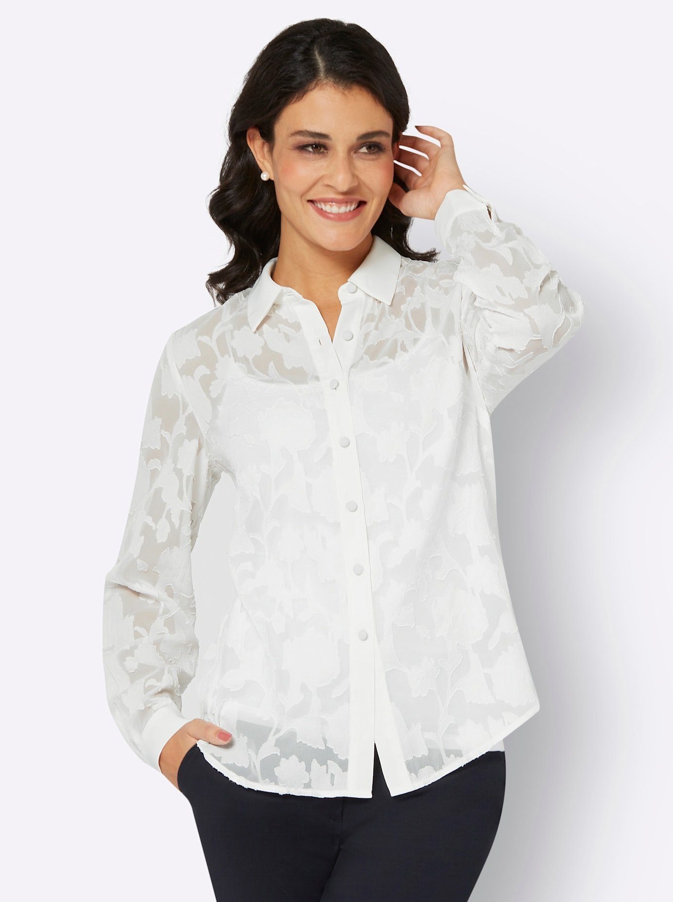Creation L Blouse met lange mouwen