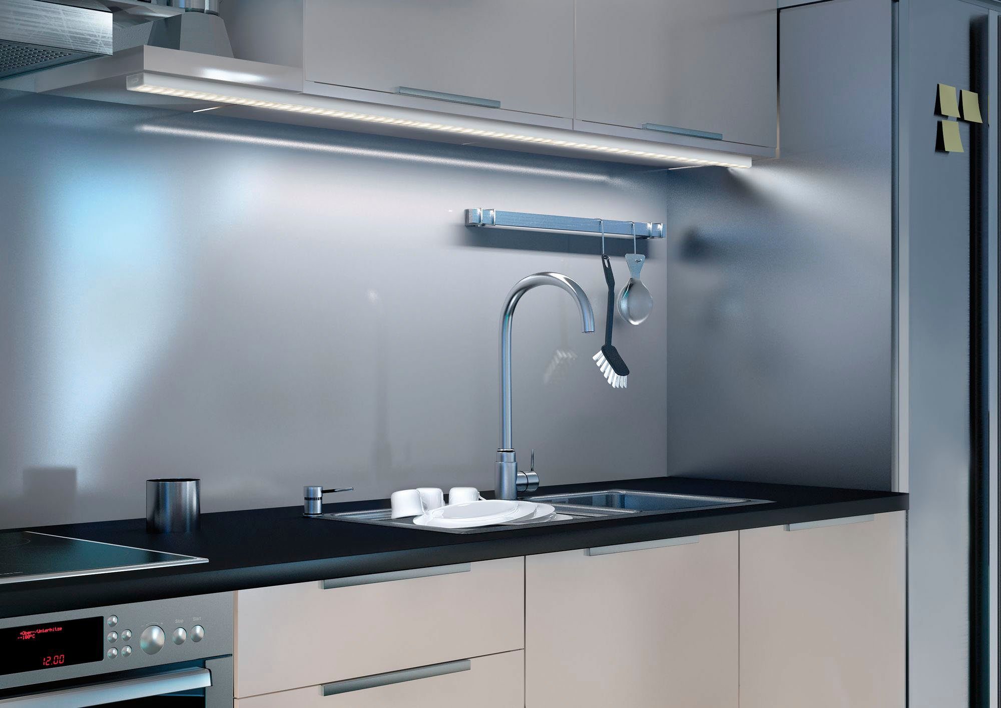 Paulmann Led-strepen Square Profiel met Diffusor 1m Alu geanodiseerd (1 stuk)