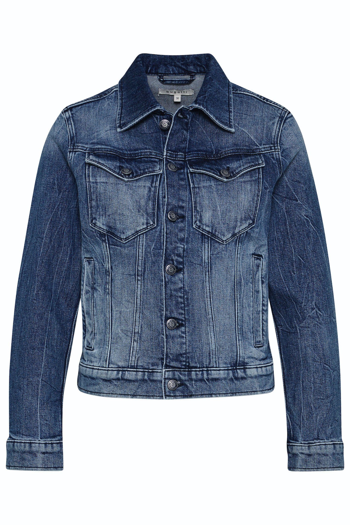 Bugatti Jeansjack in gebruikte look