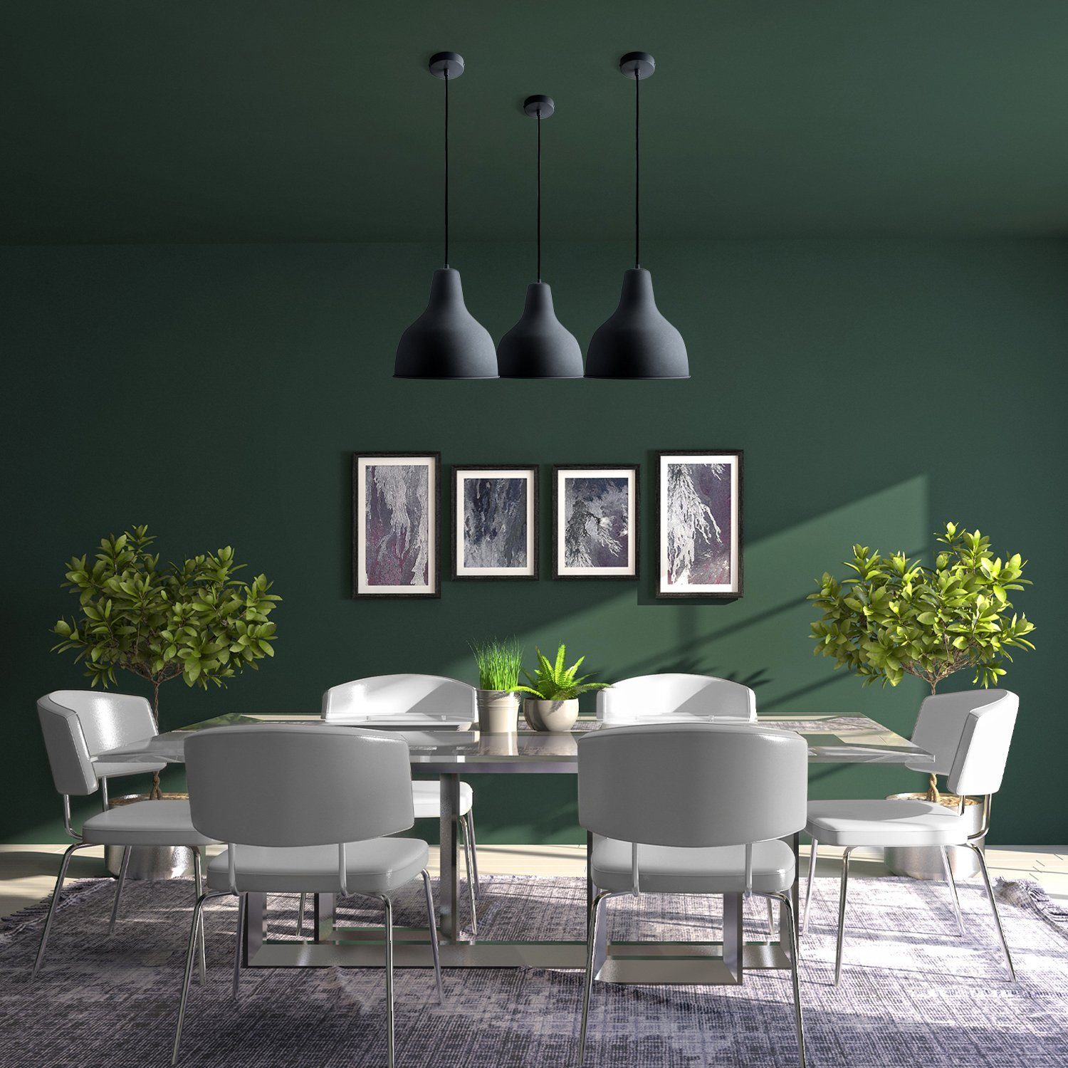 Paco Home Hanglamp Charlie Hanglamp eetkamer keukenlamp hangend Eettafellamp E27