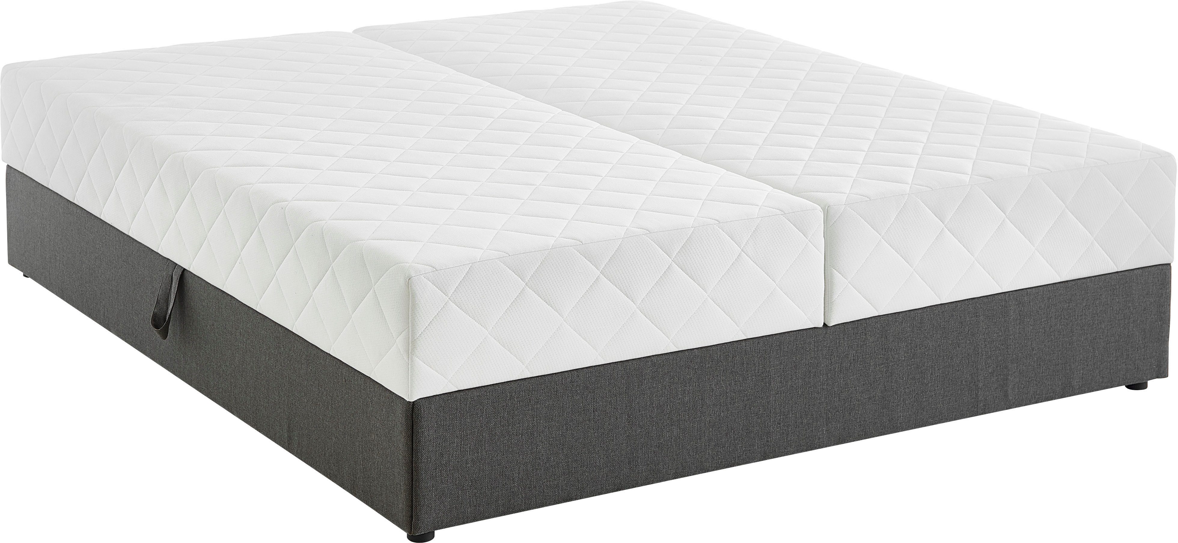 ATLANTIC home collection Boxspring BELINA met pocketveringmatras en ruime bedlade