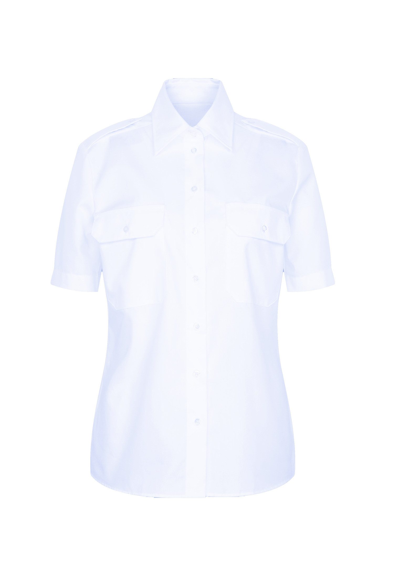 seidensticker Overhemdblouse Korte mouwen kraag uni