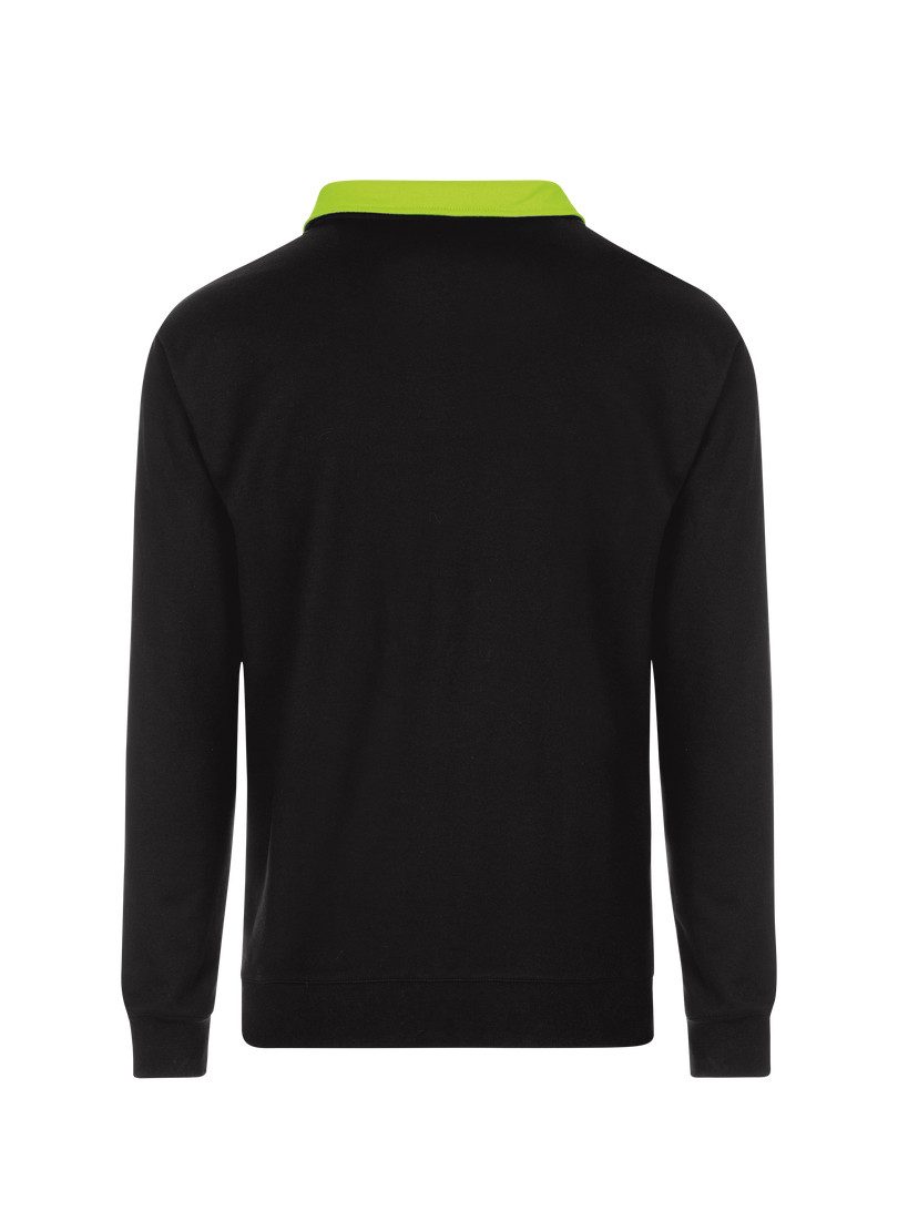 Trigema Sweatshirt TRIGEMA sweatshirt met kraag en ritssluiting