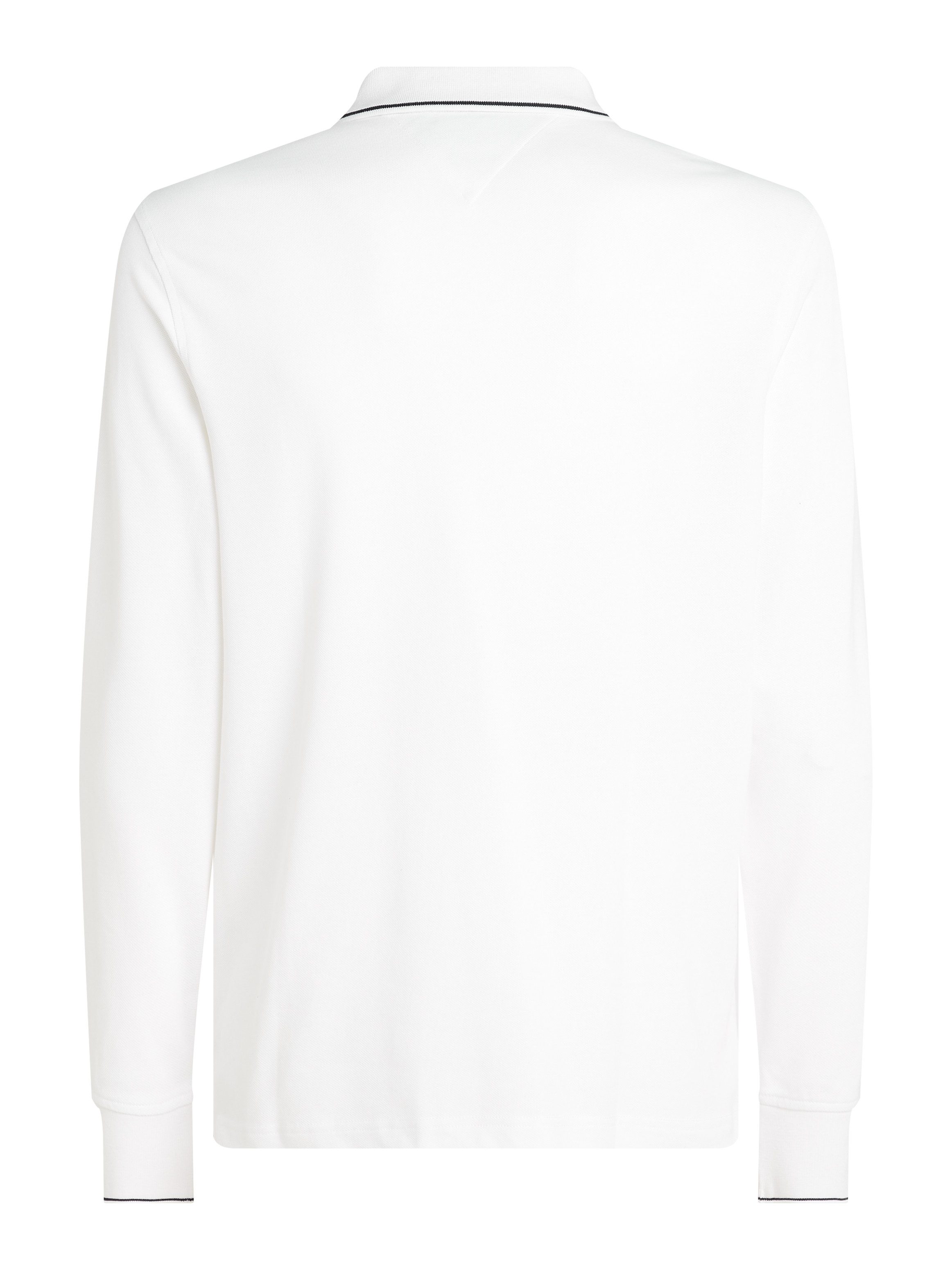 Tommy Hilfiger Poloshirt met lange mouwen LS ZIP RWB DETAIL REG POLO
