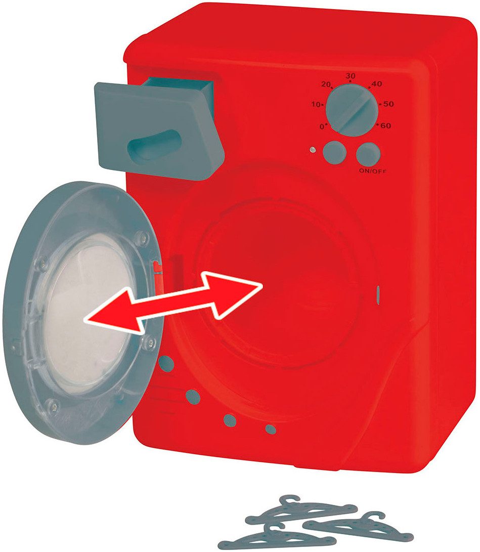 Happy People Kinderhuishoudset Wasmachine en strijkijzer met licht- en geluidseffect