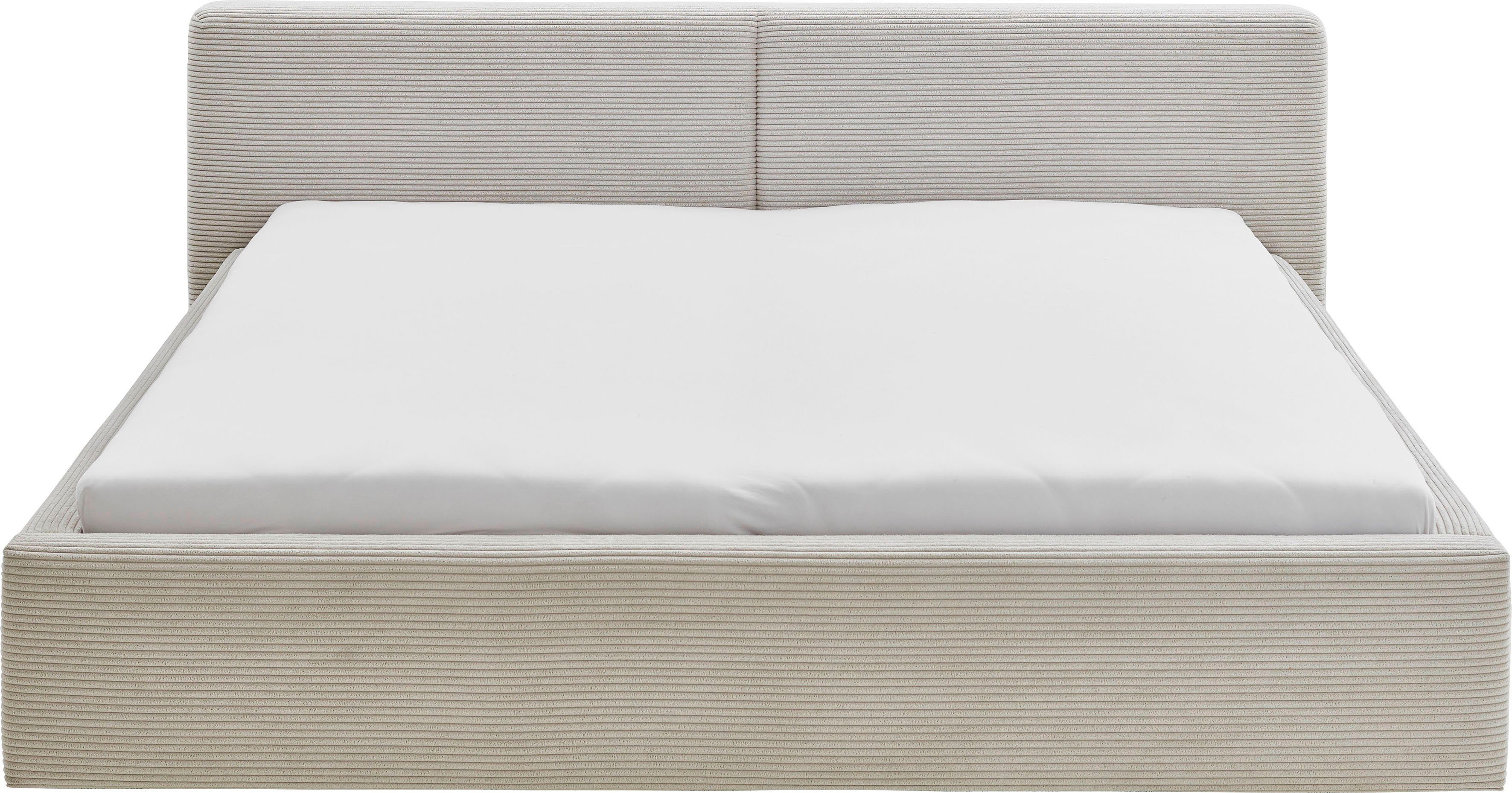 meise.möbel Gestoffeerd bed Cube optioneel met matras en bedlade