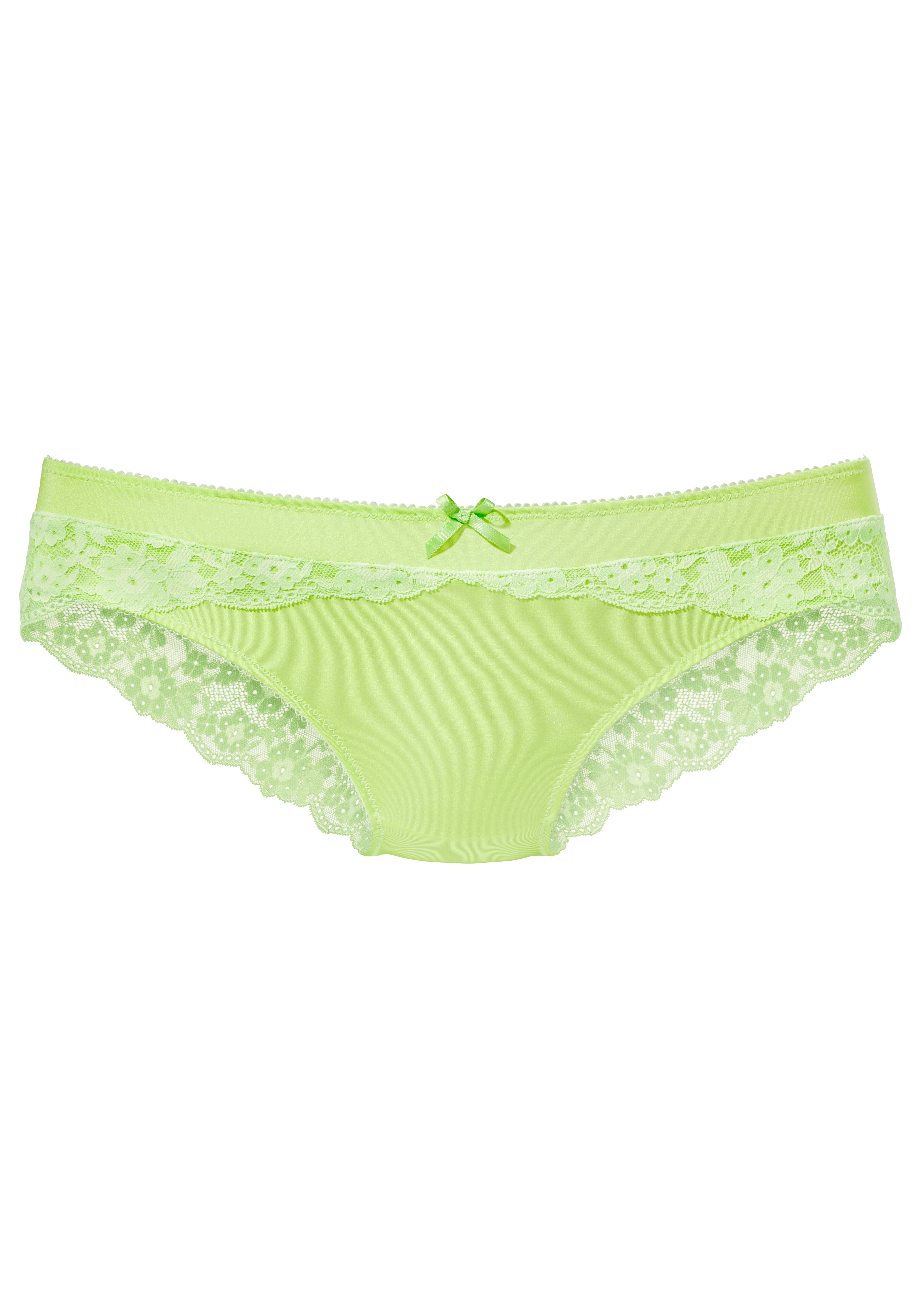 Vivance Hipster met bloemige kant en fijne decoratieve strik