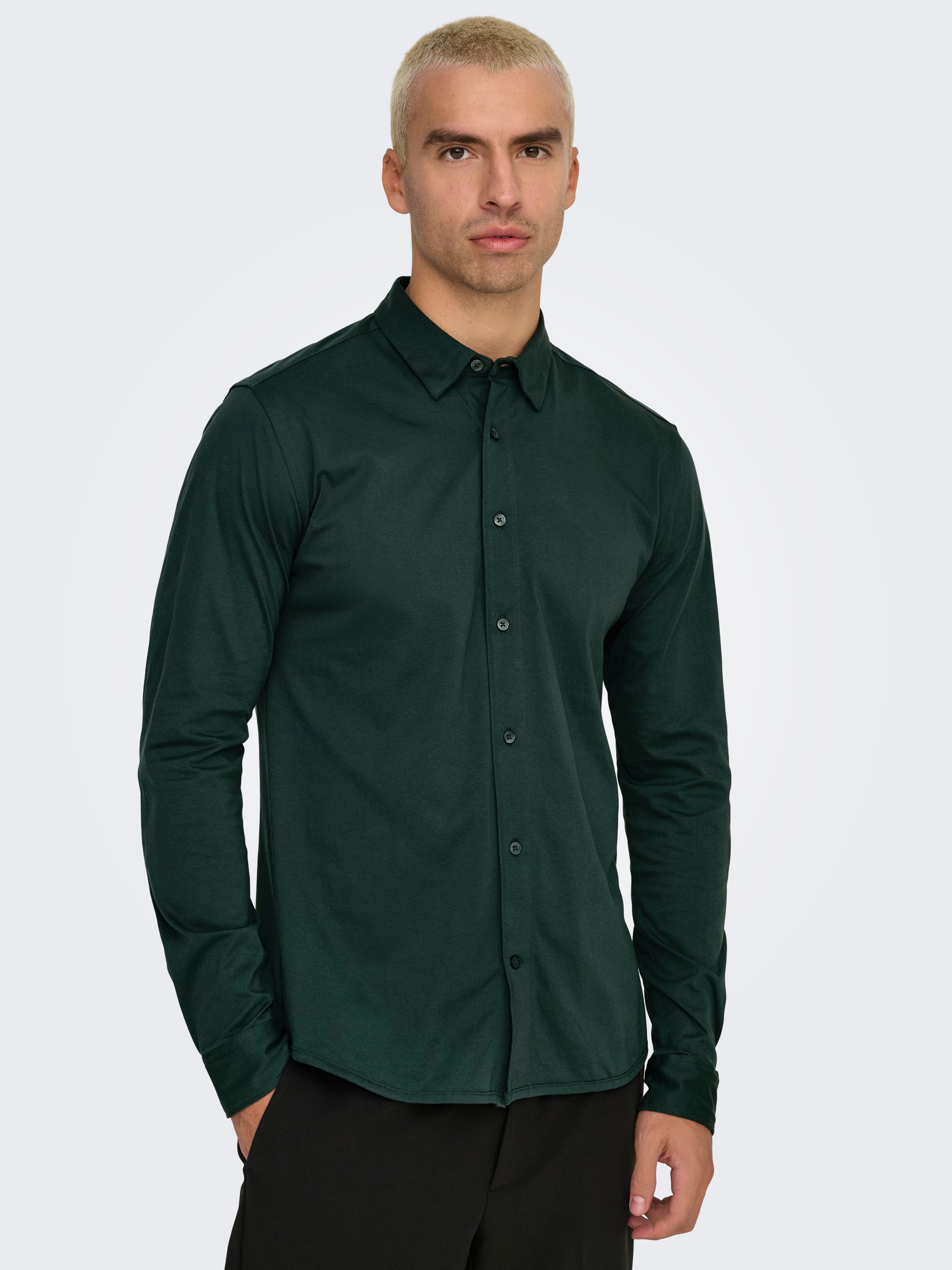 ONLY & SONS Overhemd met lange mouwen ONSROBIN B U LS STRETCH SHIRT NOOS