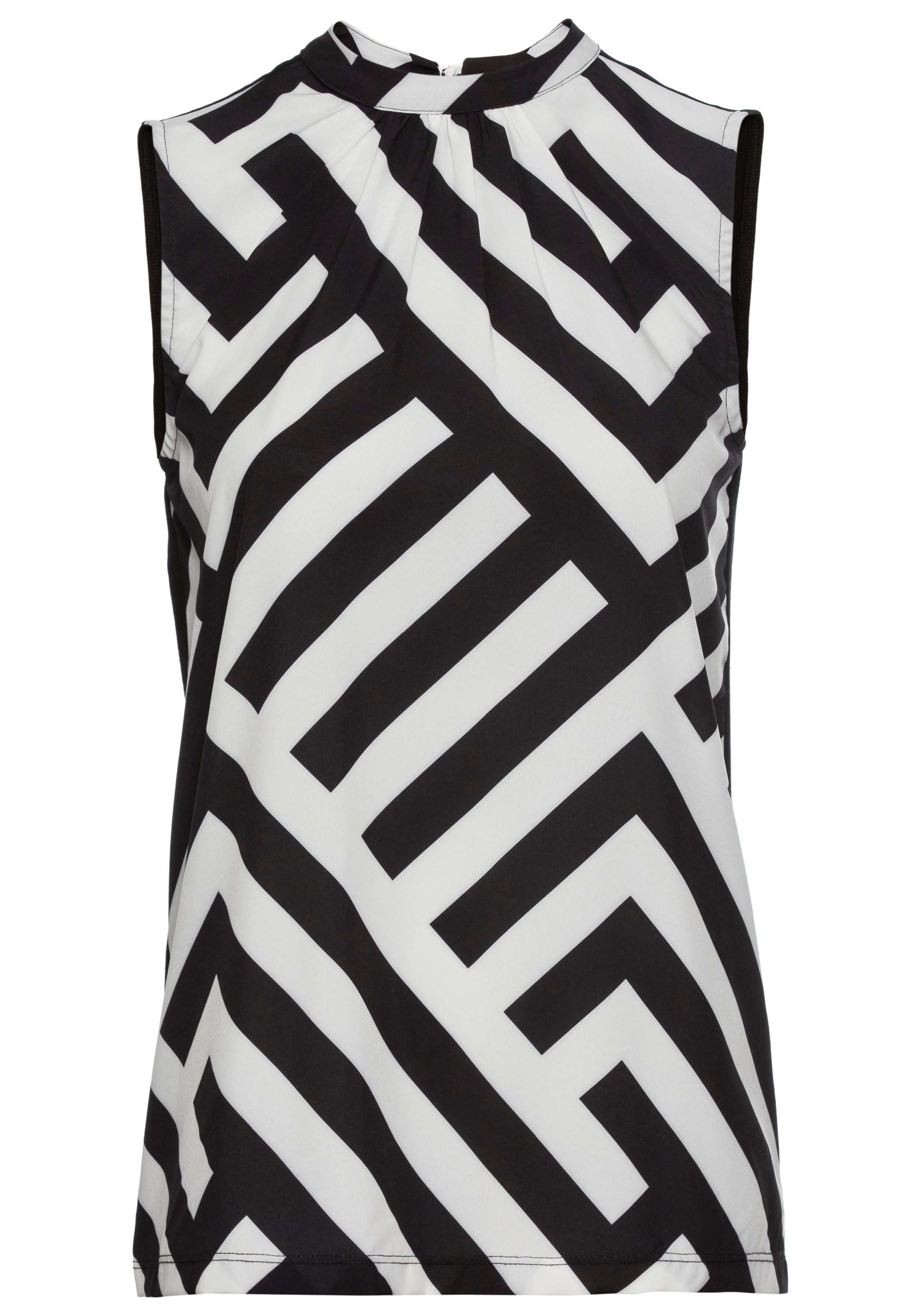 Laura Scott Top met moderne print all-over