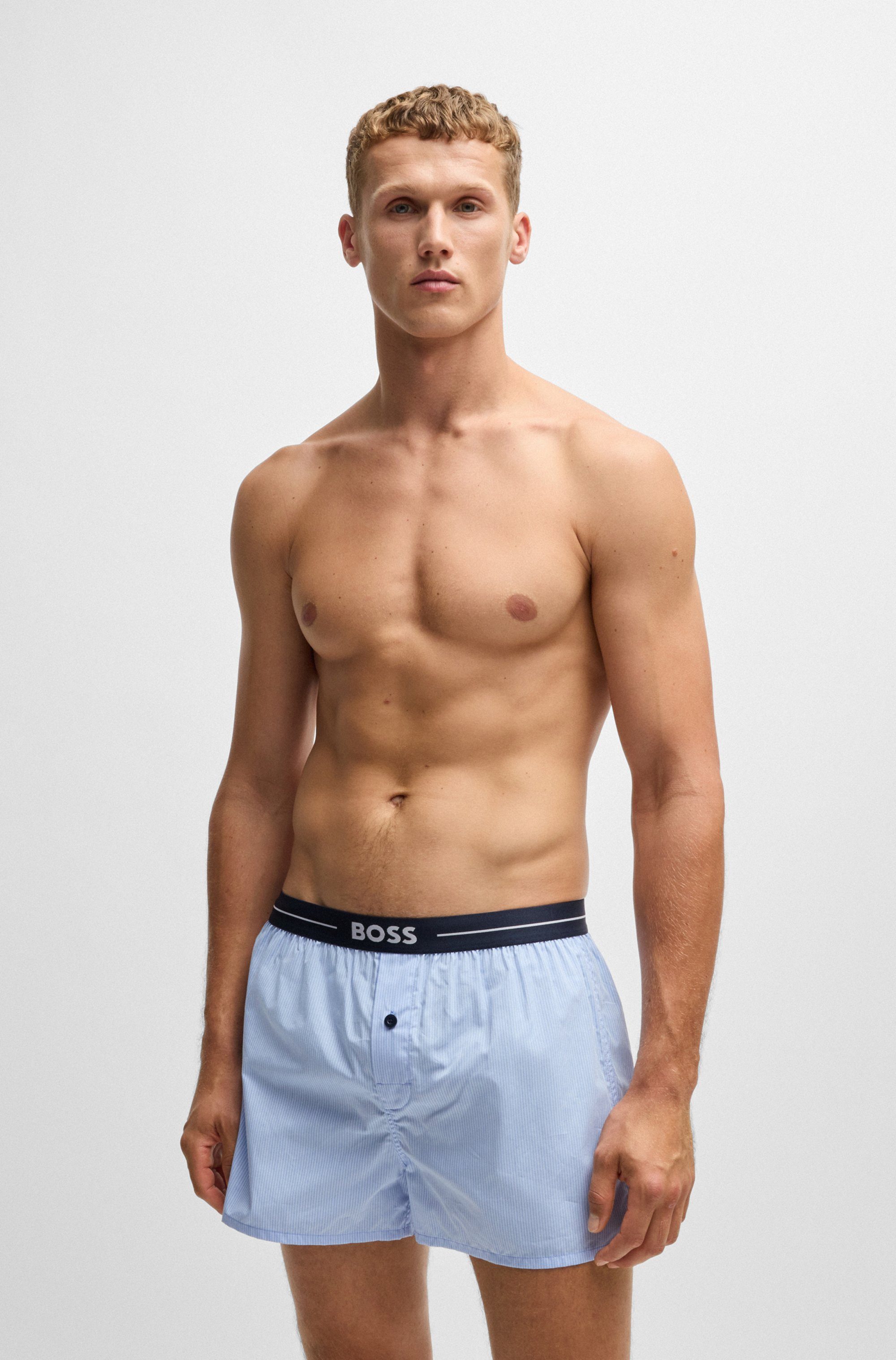 BOSS Geweven boxershort NOS Boxer EW 2P (Set van 2)