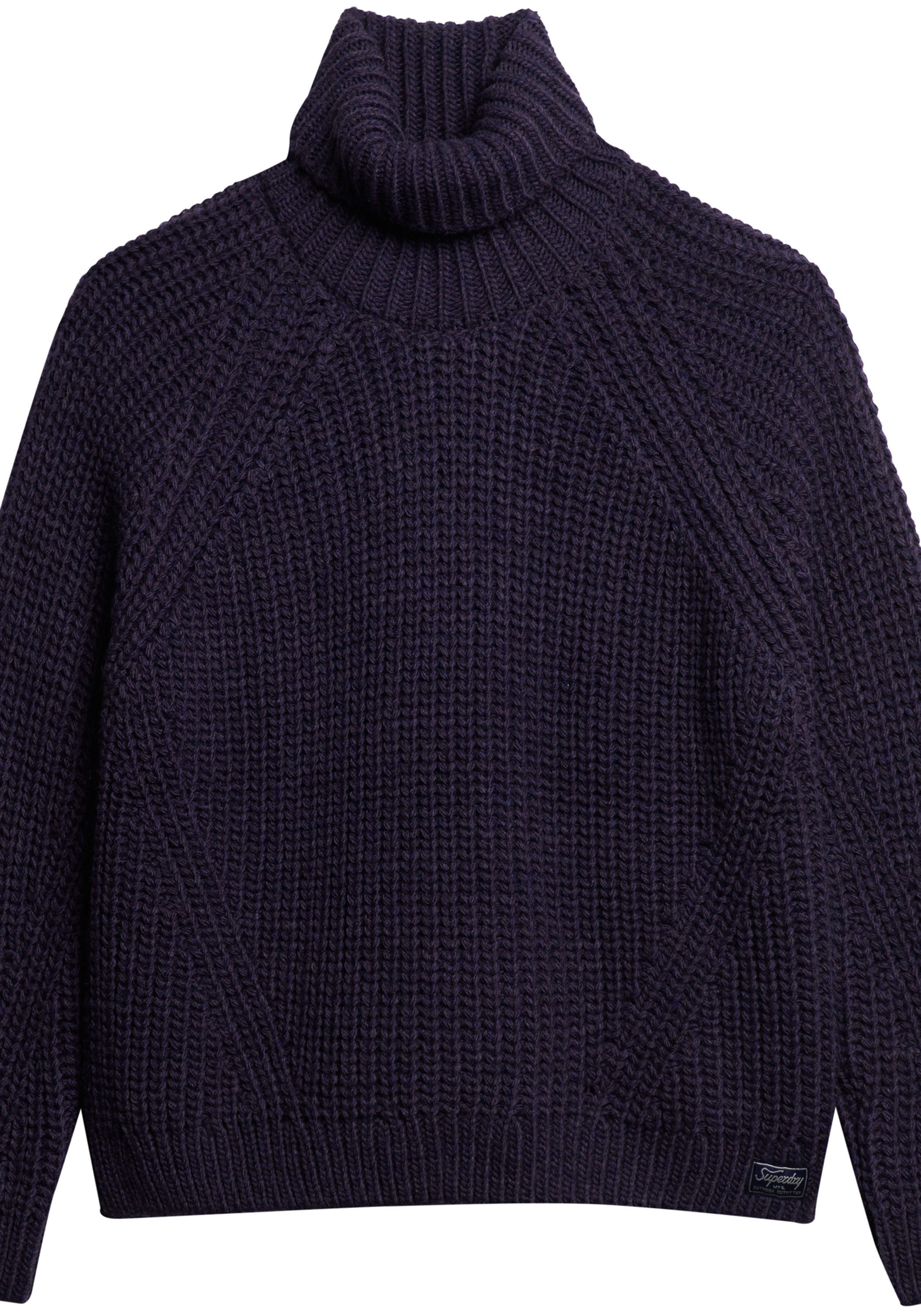 Superdry Gebreide trui Slouchy Stitch Roll Neck Knit