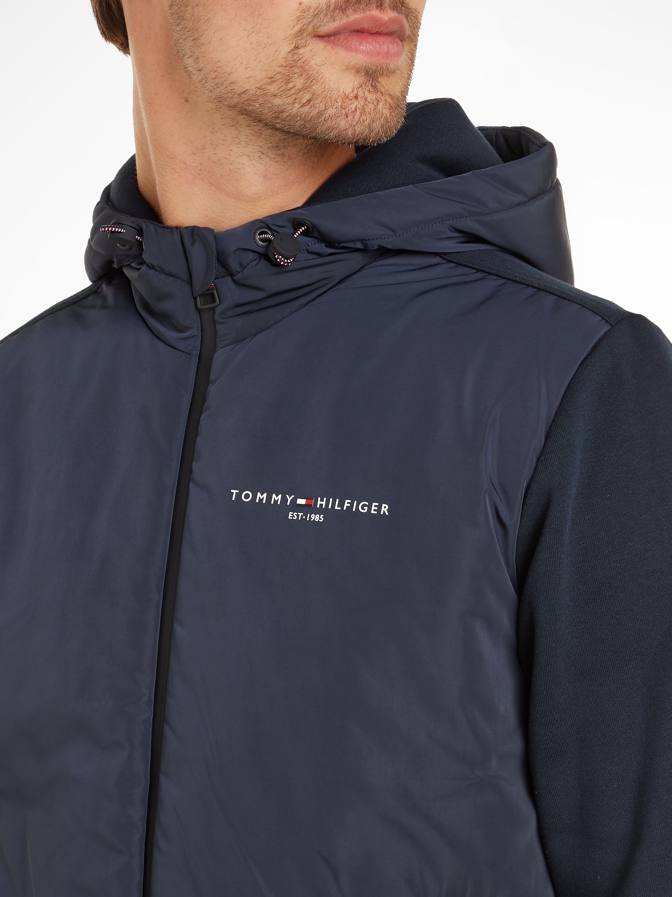 Tommy Hilfiger Hoodie MIX MEDIA HOODED ZIP THRU