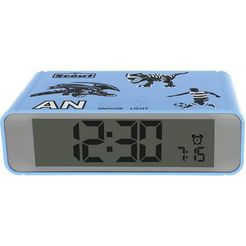 scout kwarts-wekker digi clock, 280001026 blauw