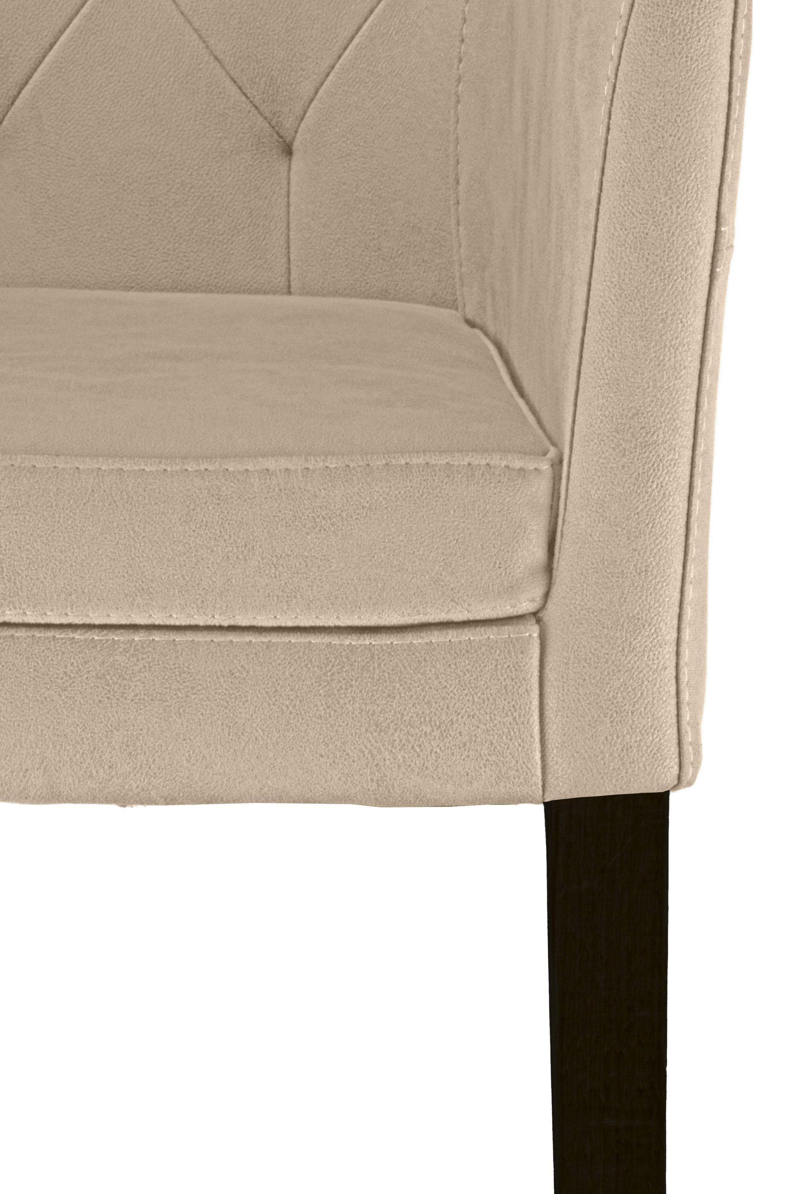 Home affaire Stoel met armleuningen Colorado Frame van massief hout (1 stuk)