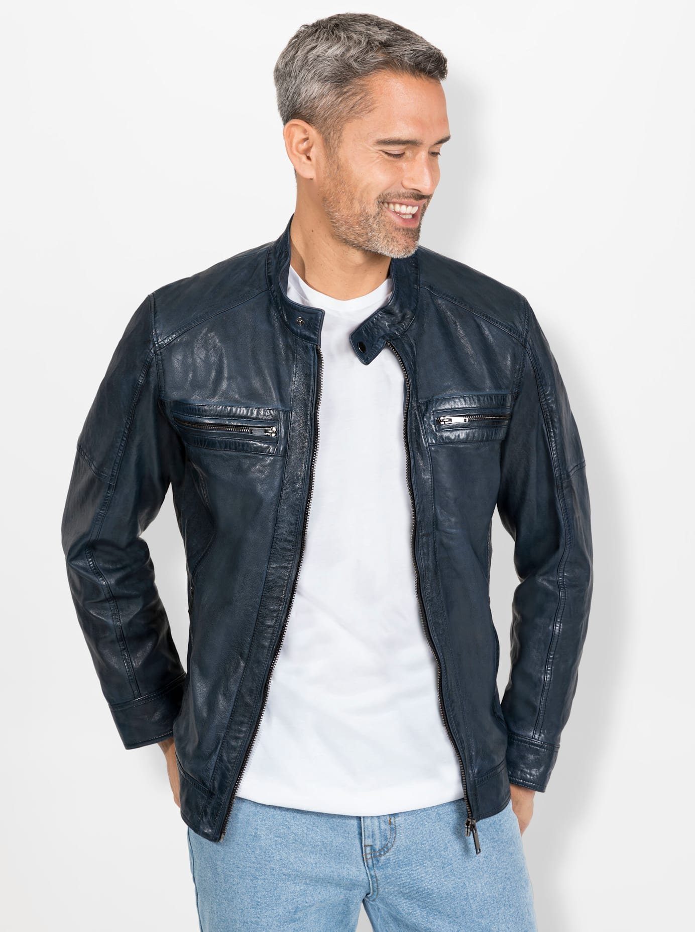 Marco Donati Leren jack