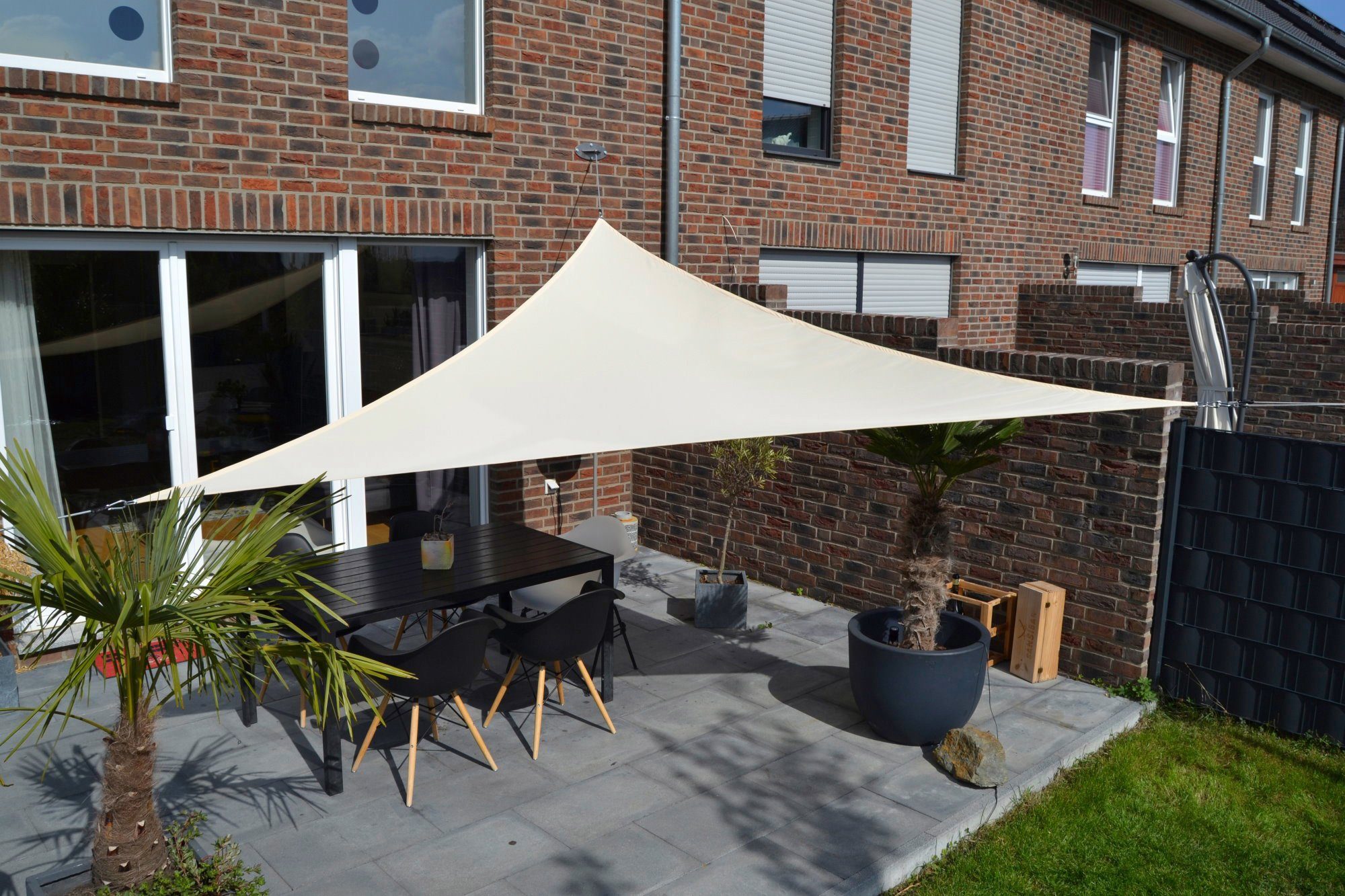Floracord Schaduwdoek B: 360 cm, crème wit zonneschermen