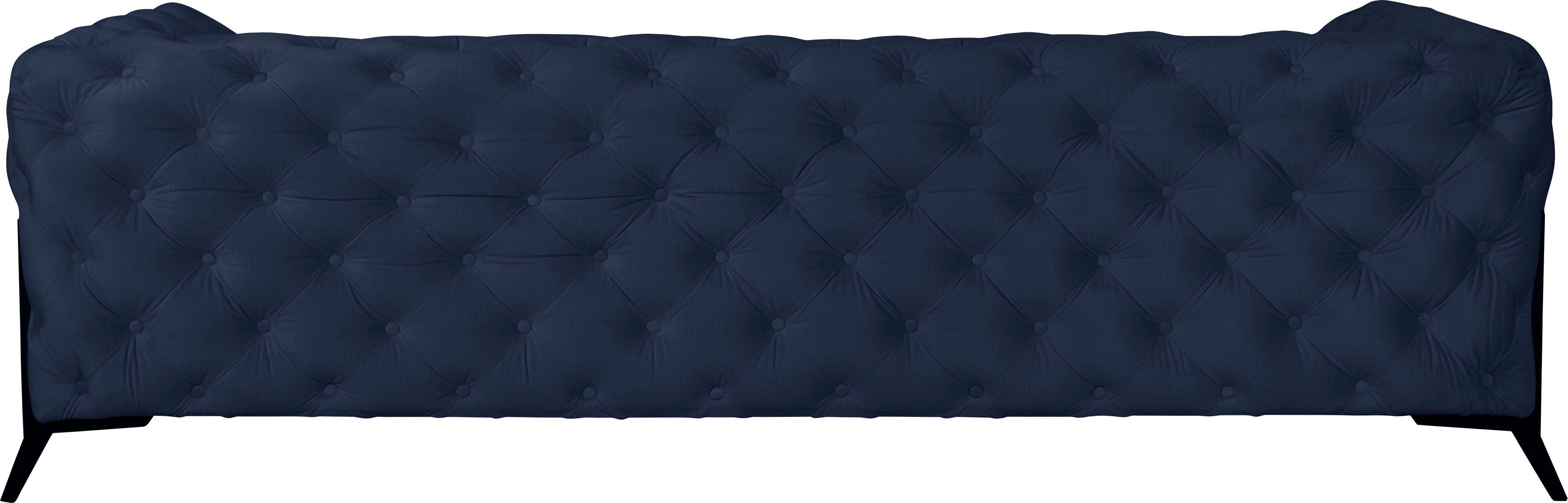 Leonique Chesterfield-bank Amaury luxueuze capitonnage, moderne chesterfield look, kleur van de poten ter keuze