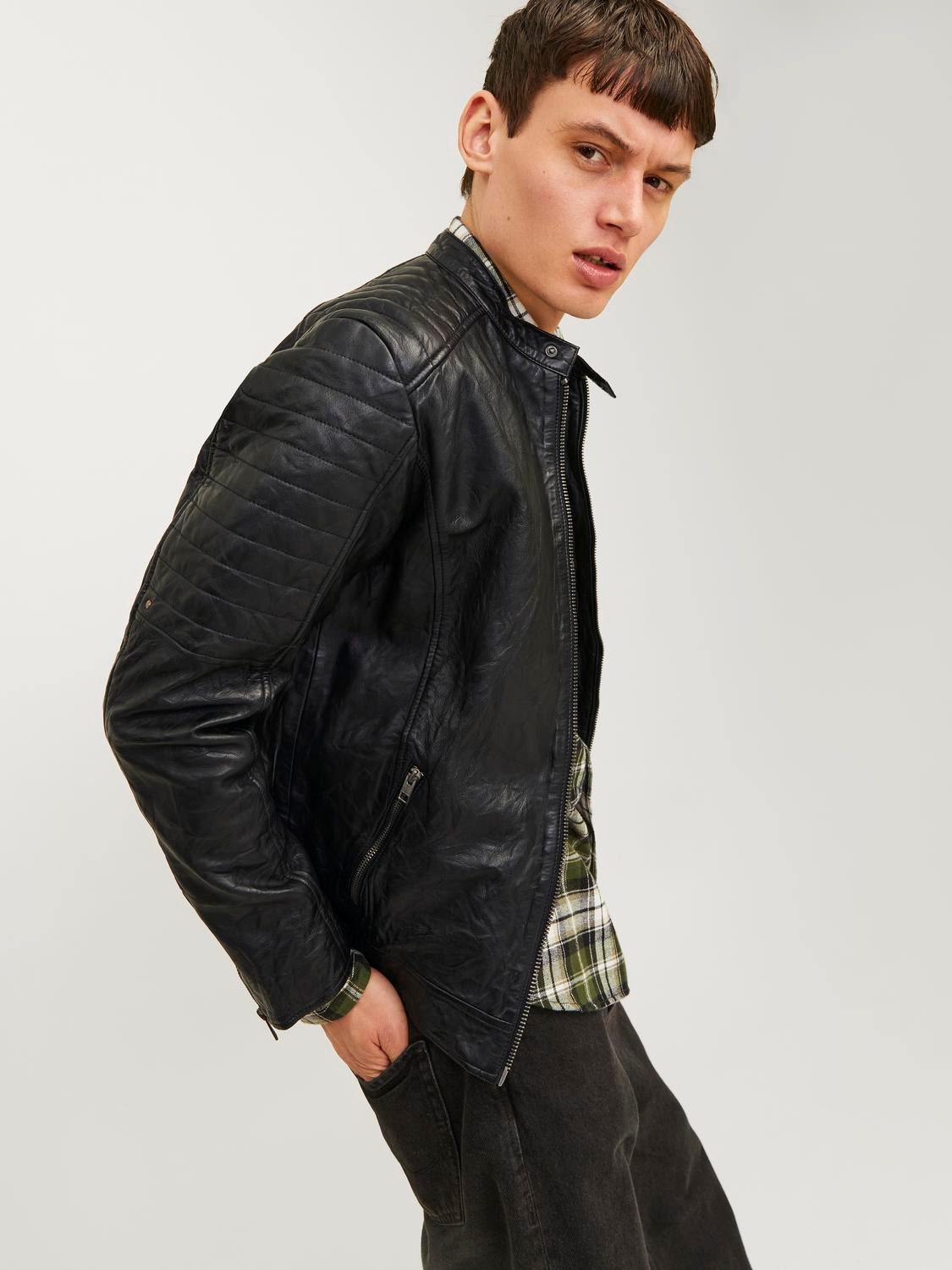 Jack & Jones Leren jack JJERICHARD LEATHER JACKET NOOS