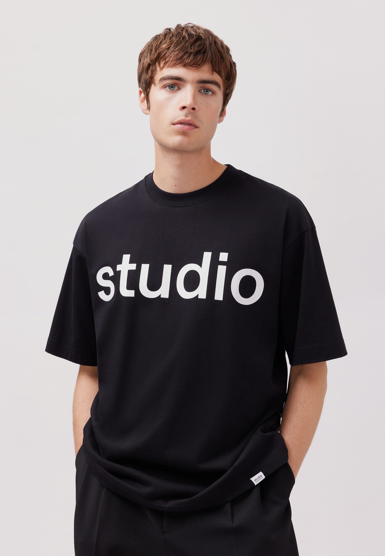 studio seidensticker T-shirt Studio 1/2 ronde hals