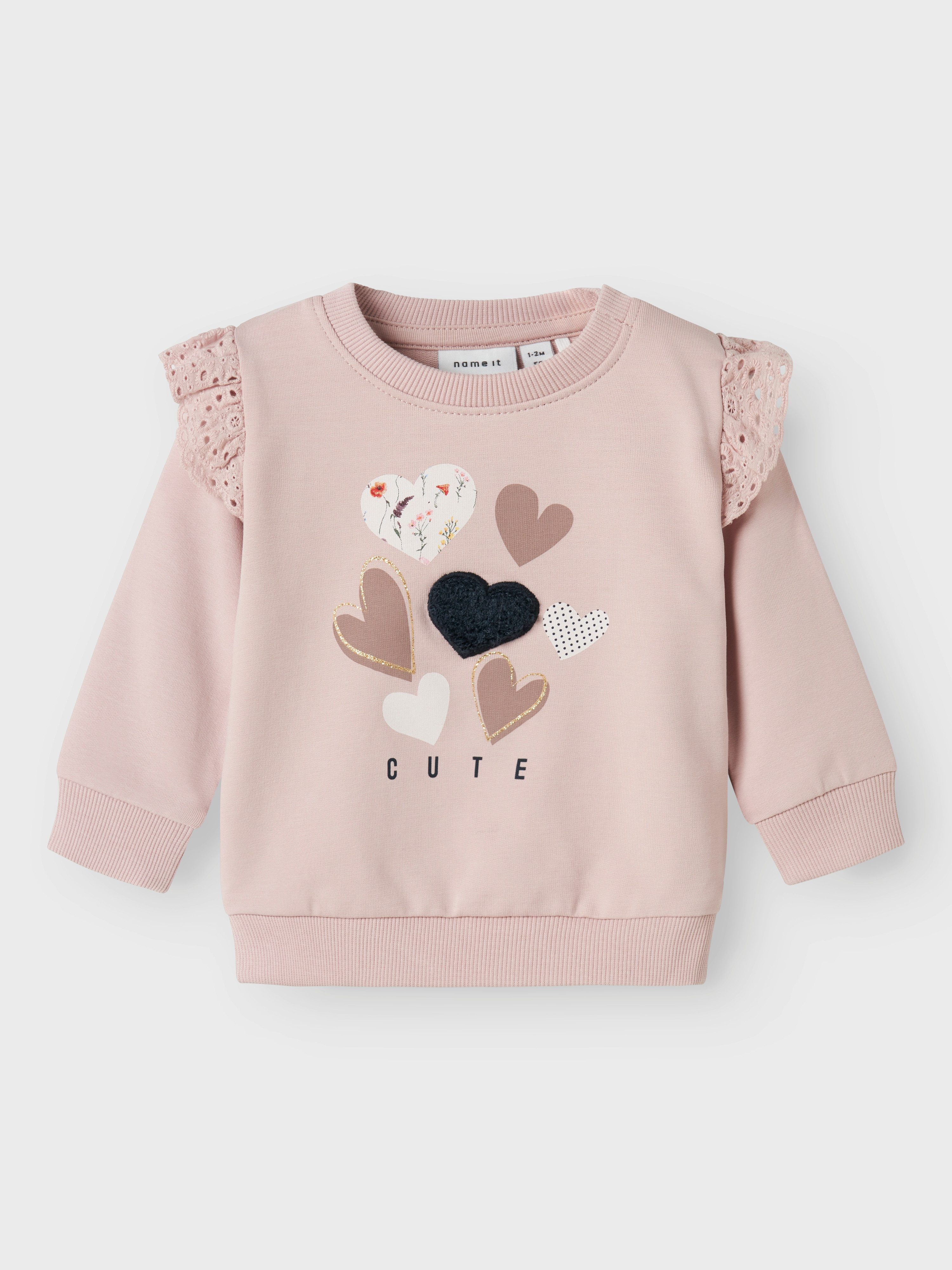 Name It Sweatshirt NBFLUISA LS SWEAT UNB