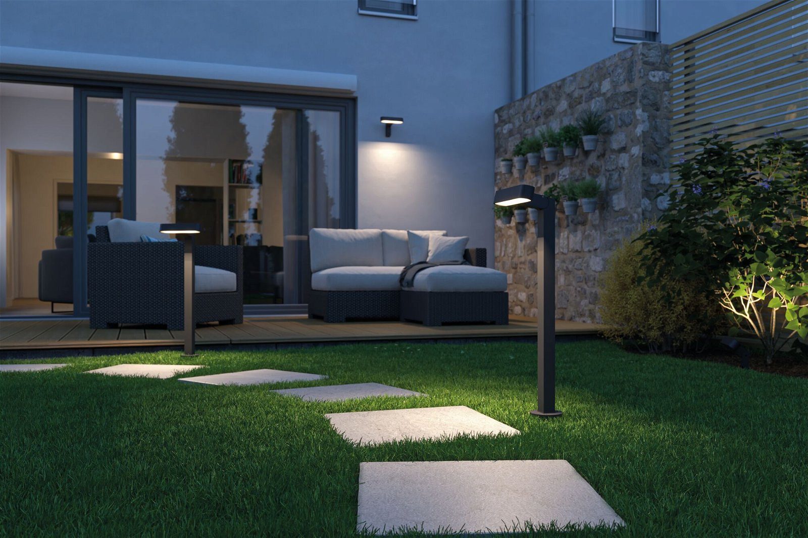 Paulmann Led-bolderlamp Plug & Shine Ito IP65 3000K 6W Antraciet (1 stuk)