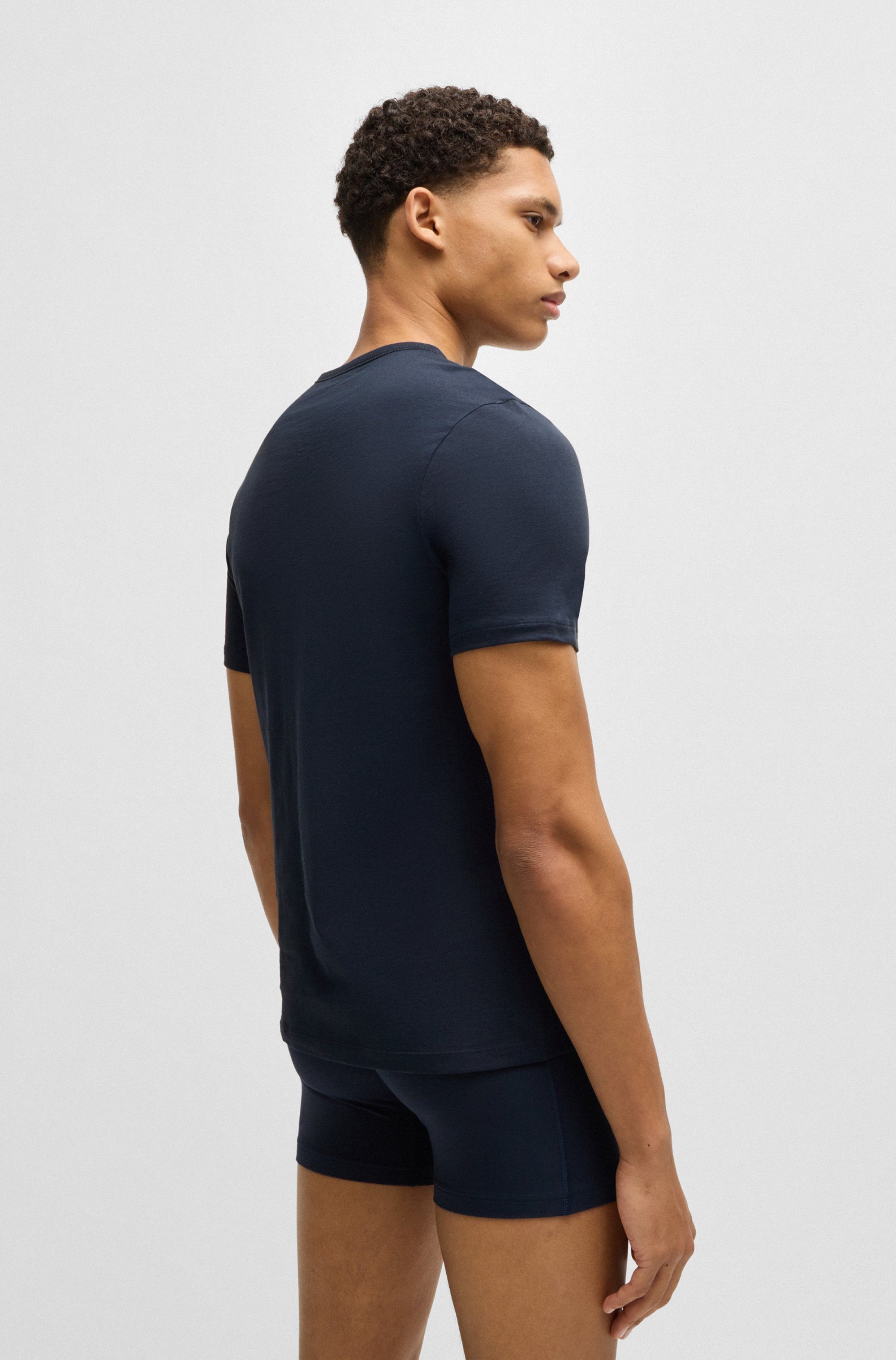 BOSS T-shirt TShirtRN 3P Classic (3-delig)