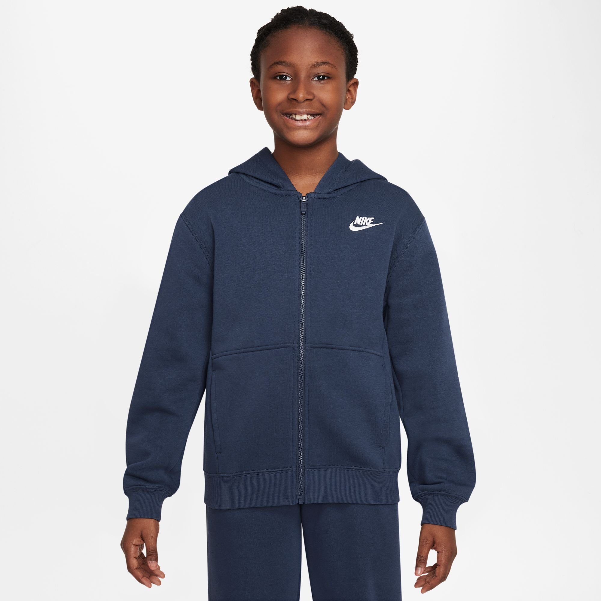 Nike Sportswear Trainingspak CLUB FLEECE BIG KIDS' FULL-ZIP TRACKSUIT