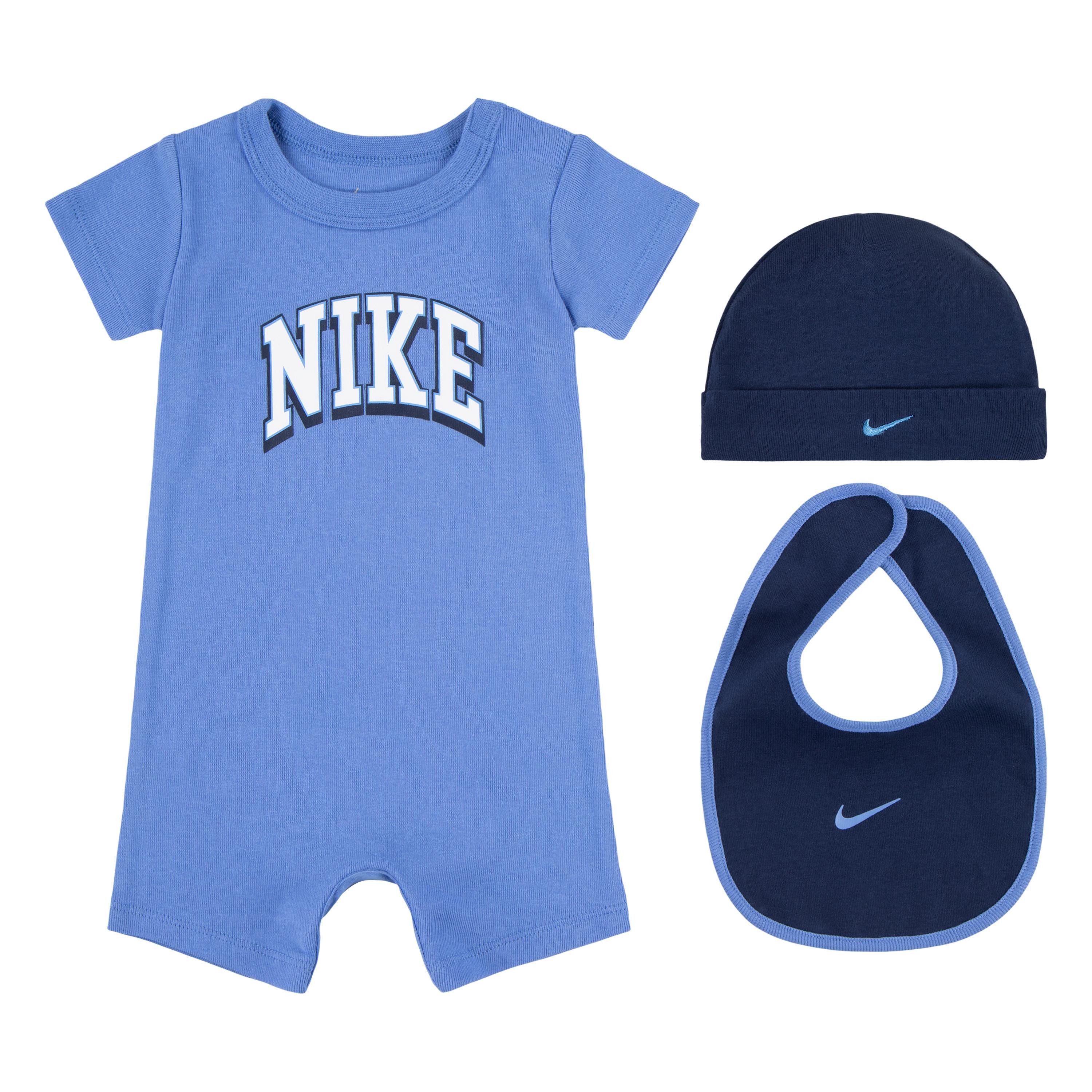 Nike Romper Hat Bib Set (3 Piece) Baby sets Kids polar maat: 0m-6m beschikbare maaten:0m-6m